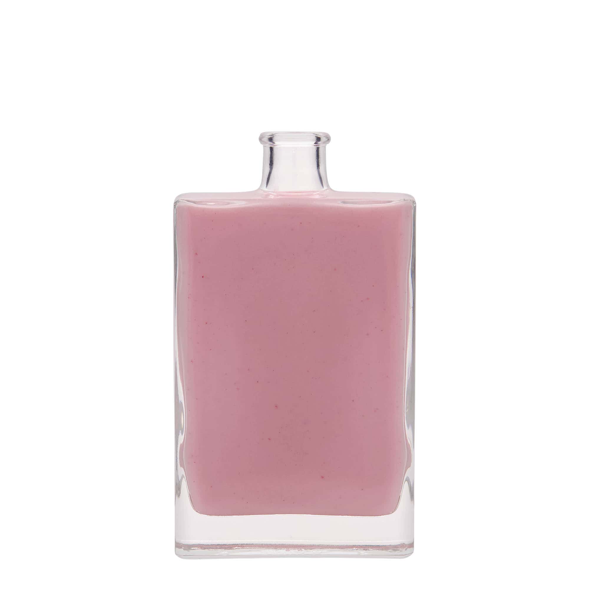 350 ml стъклена бутилка „Julia“, правоъгълна, затваряне: коркова тапа