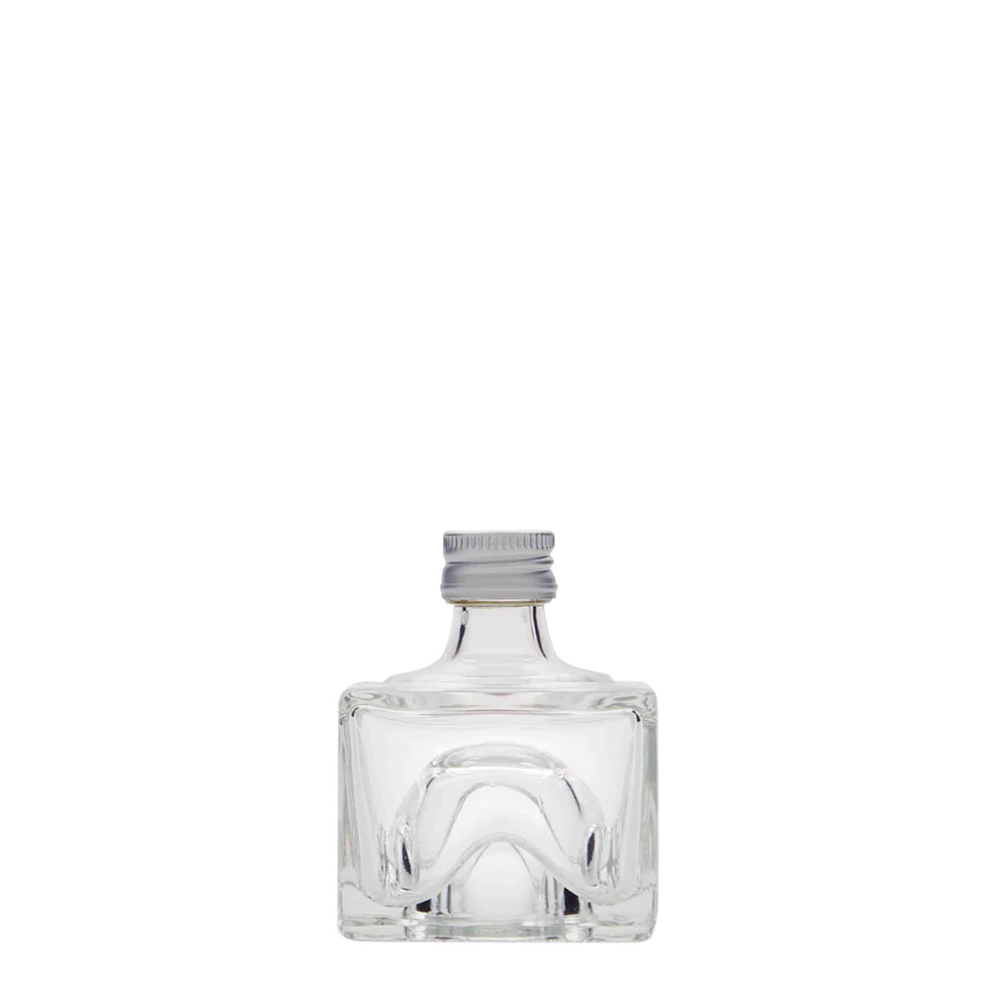 40 ml стъклена бутилка „Cocolores“, квадратна, затваряне: капачка PP 18