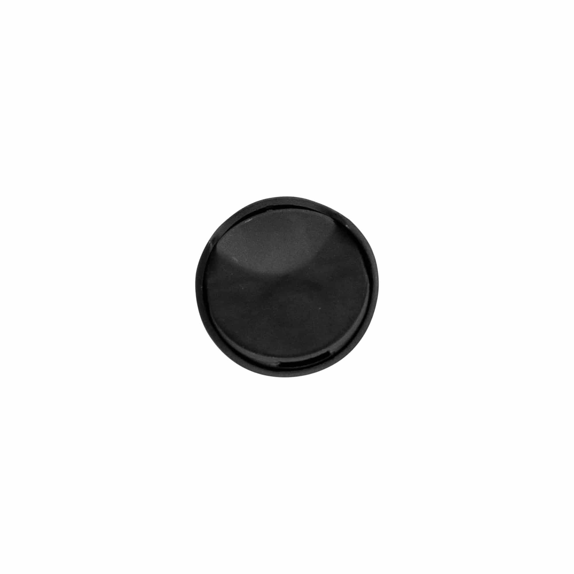 Винтова капачка Disc Top, пластмаса PP, черна, за отвор: 24/410