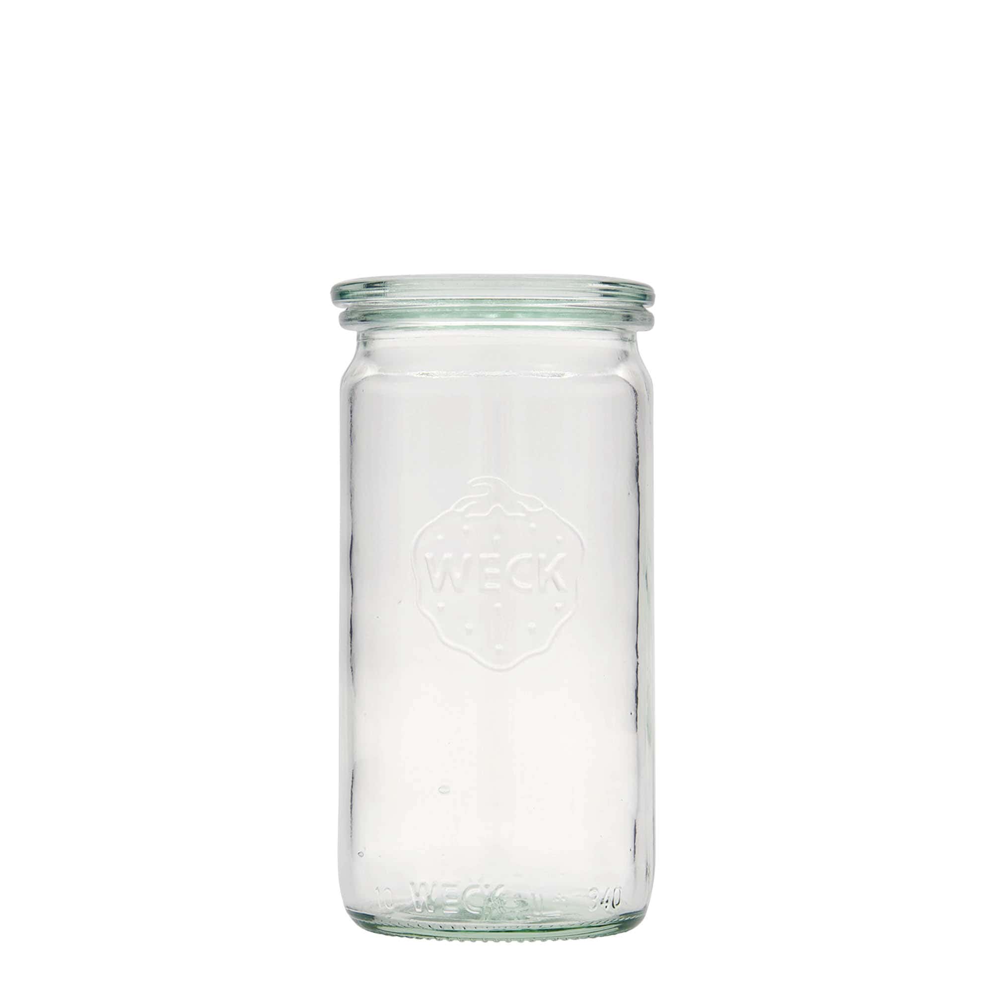 340 ml цилиндричен буркан WECK, затваряне: заоблен ръб