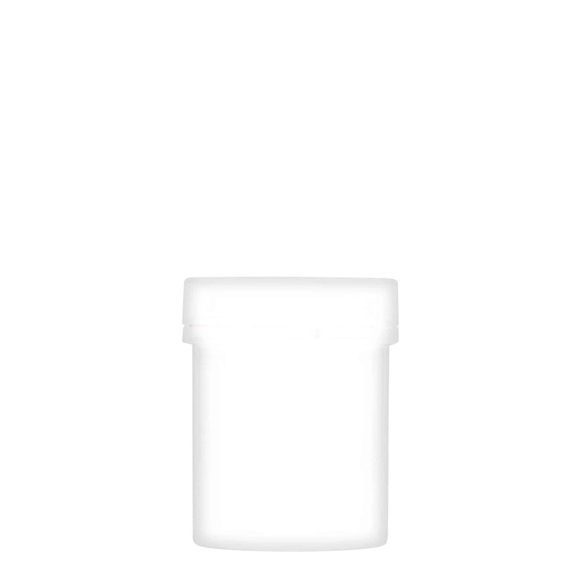 150 ml пластмасова кутия „Securilock“, PP, бяла, затваряне: винтова капачка