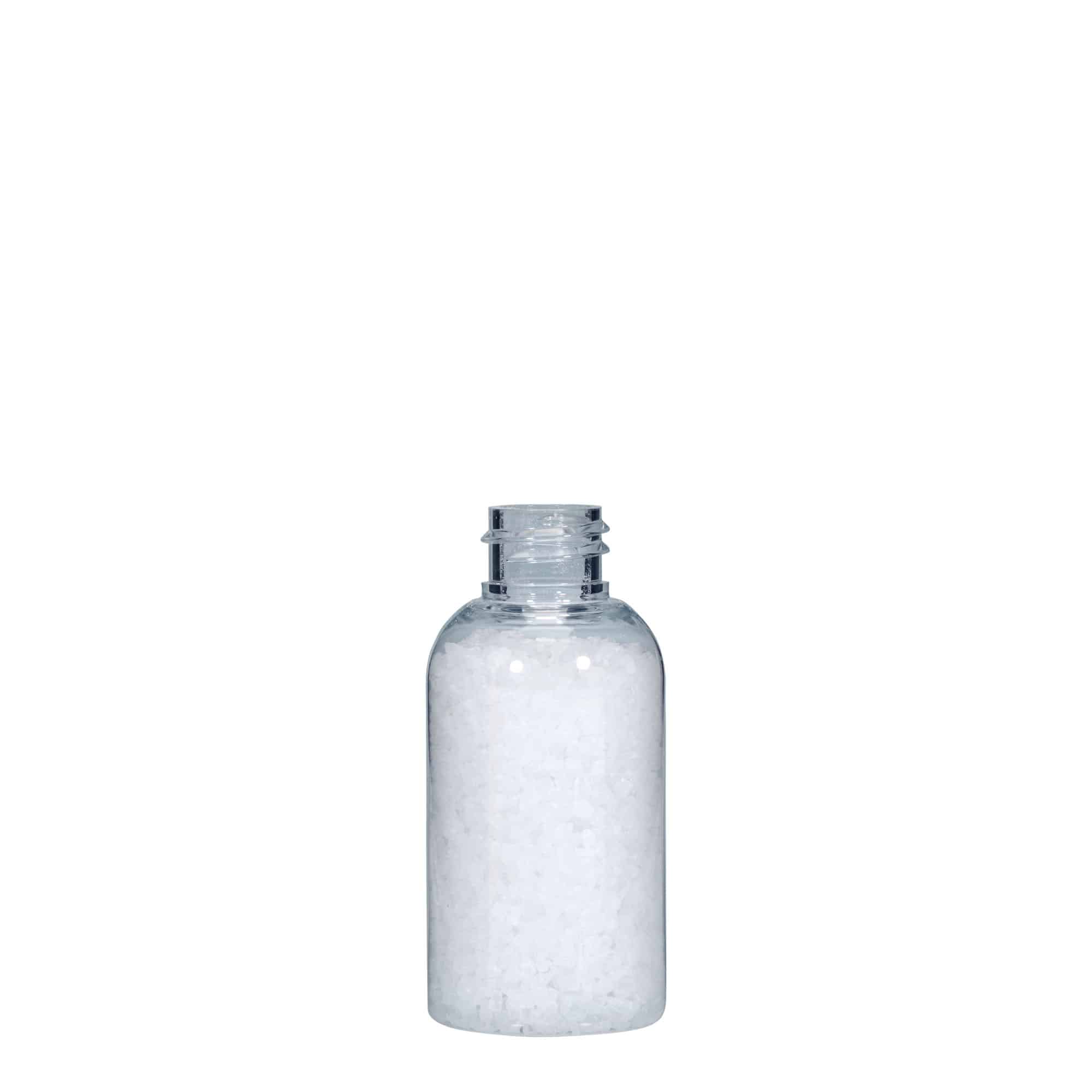 50 ml PET бутилка „Бостън“, пластмасова, затваряне: винтова капачка GPI 20/410