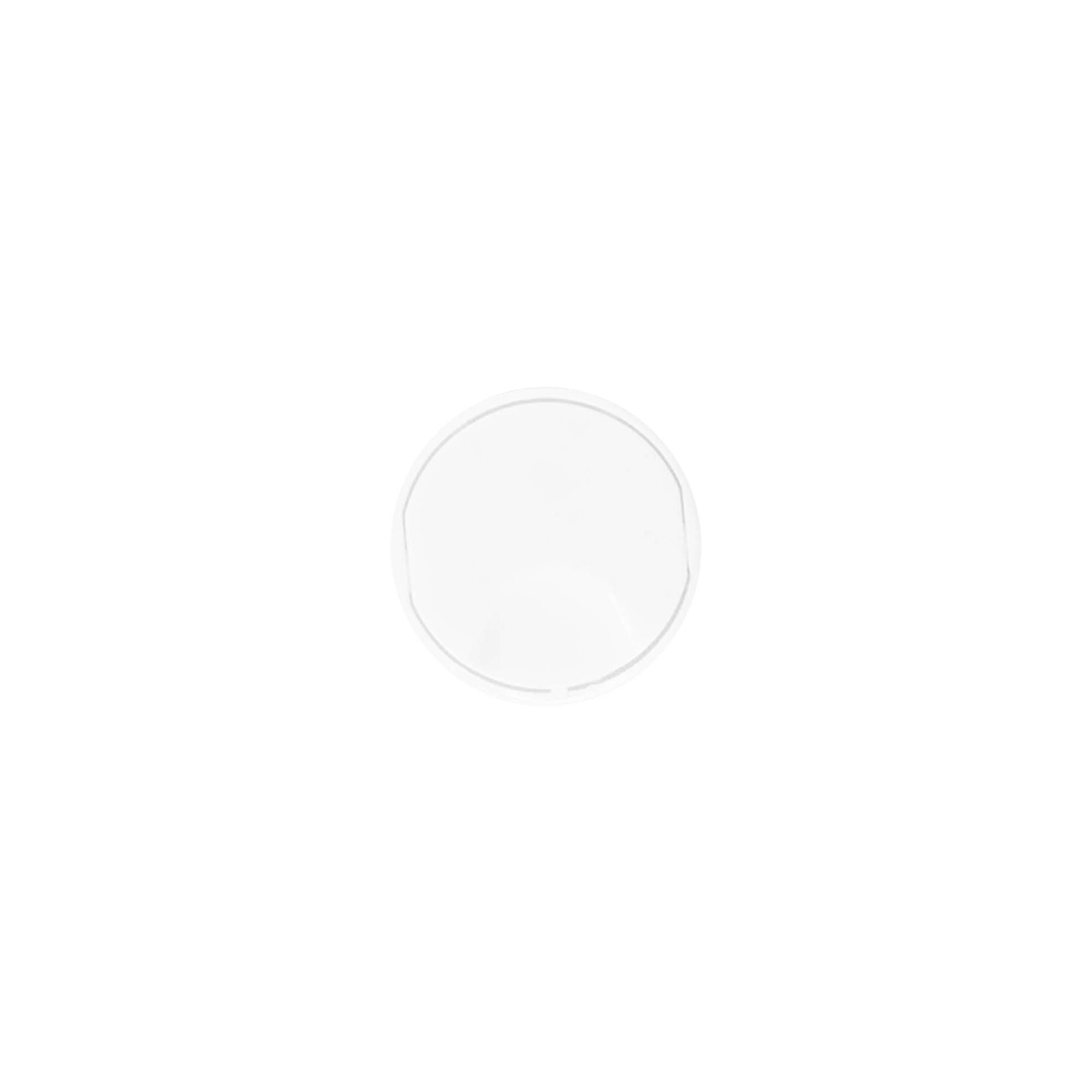 Винтова капачка Disc Top, PP-пластмаса, бяла, за отвор: 20/410