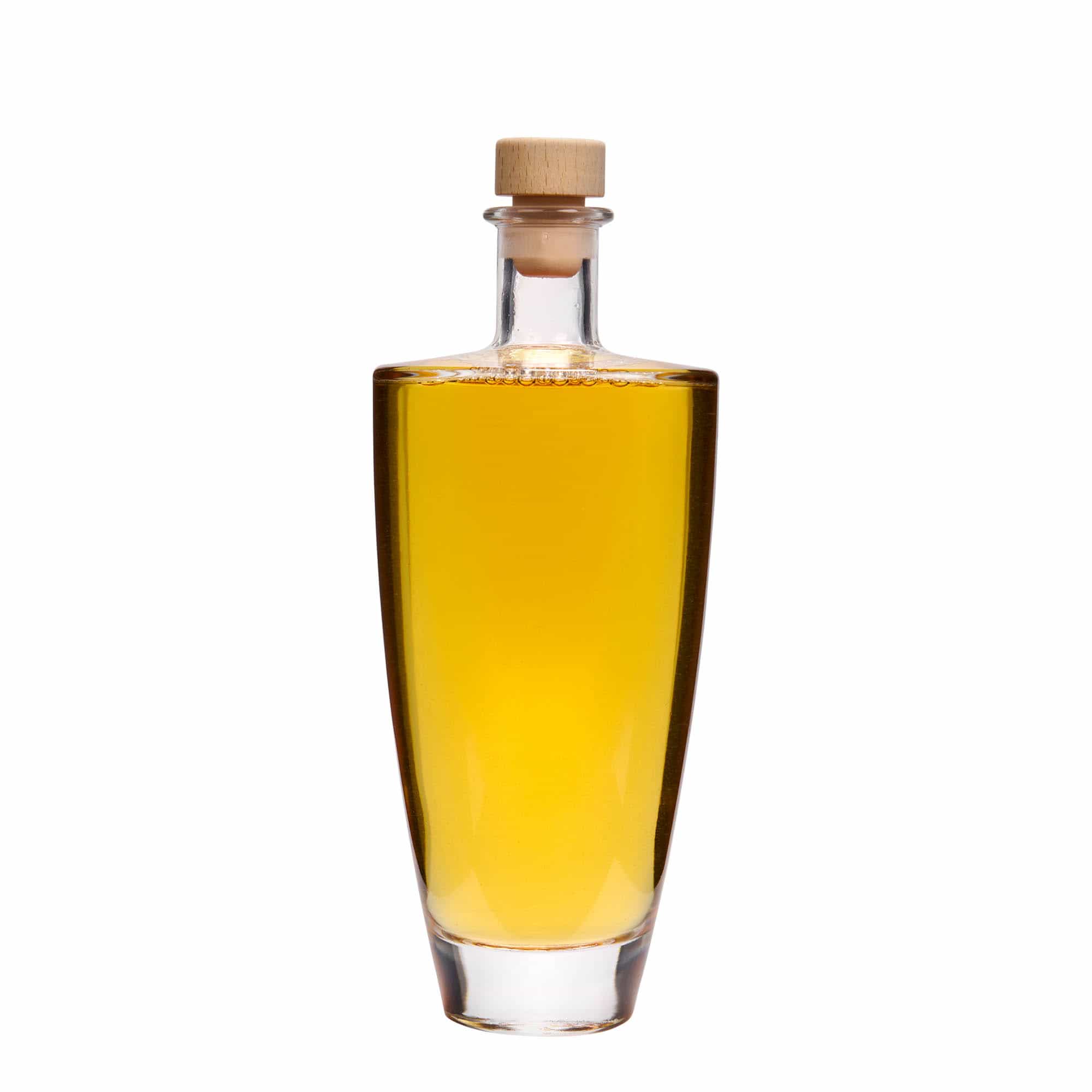 500 ml стъклена бутилка „Vanessa“, овална, затваряне: коркова тапа