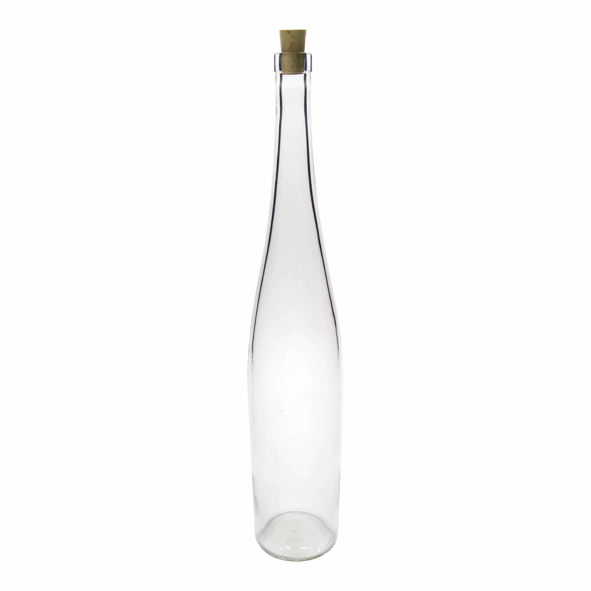 1500 ml стъклена бутилка за вино тип кегла, затваряне: коркова тапа
