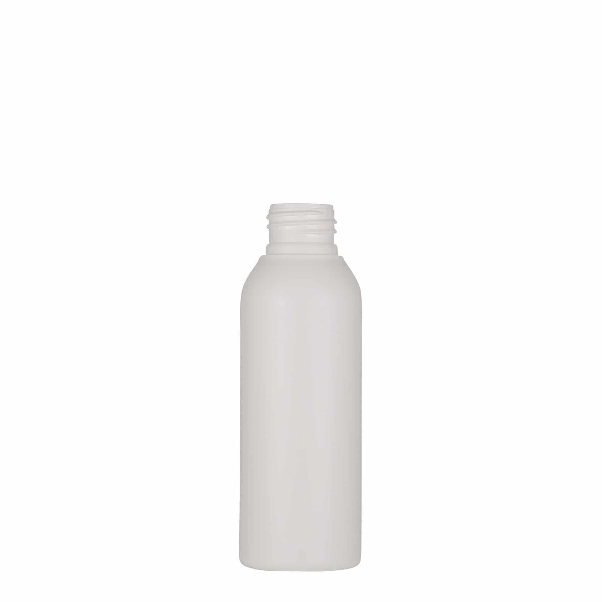 100 ml пластмасова бутилка „Tuffy“, HDPE, бяла, затваряне: винтова капачка GPI 24/410 100 ml пластмасова бутилка „Tuffy“, HDPE, бяла, затваряне: винтова капачка GPI 24/410