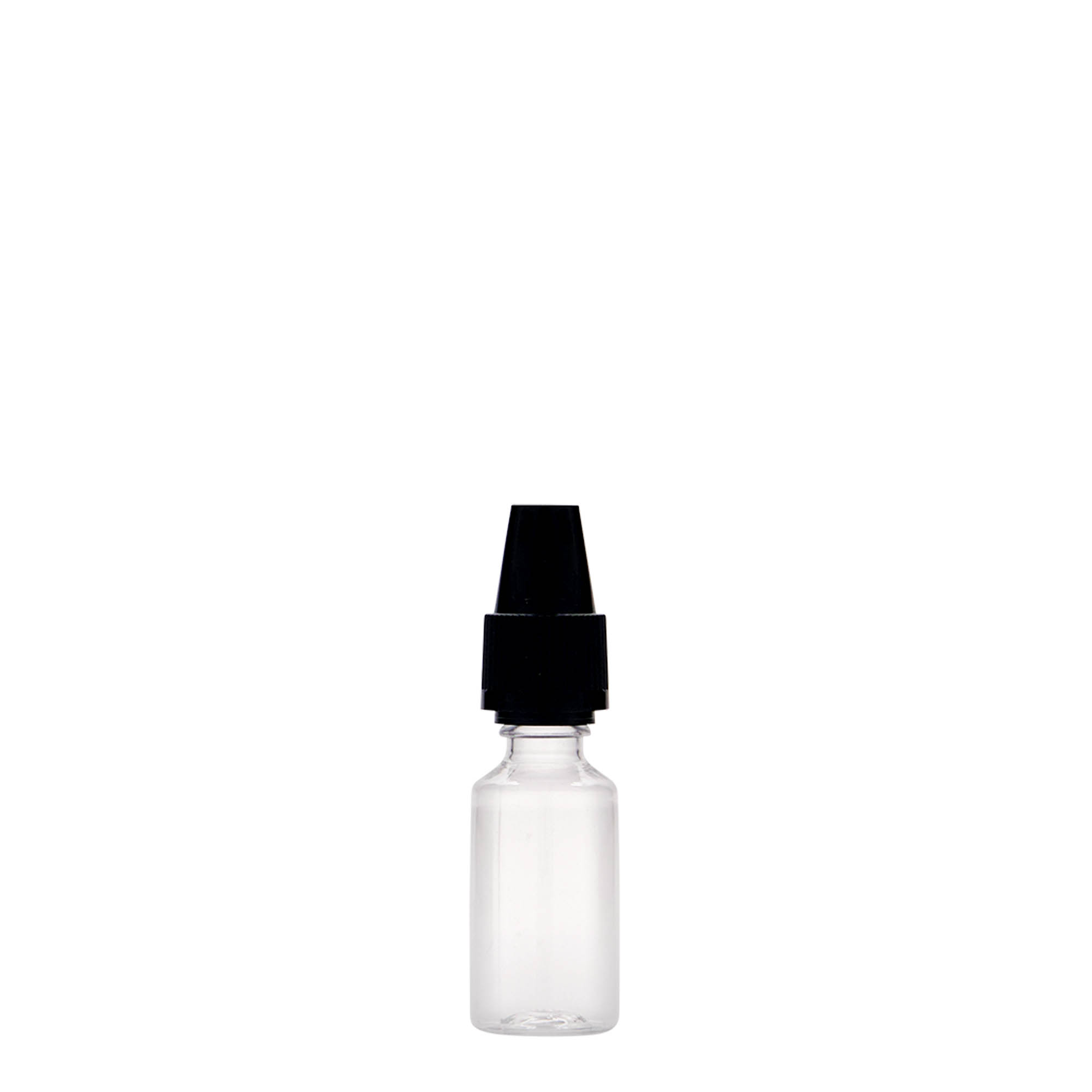 10 мл PET бутилка „E-Liquid“ с качество и детска защита, пластмаса, отвор: винтова капачка