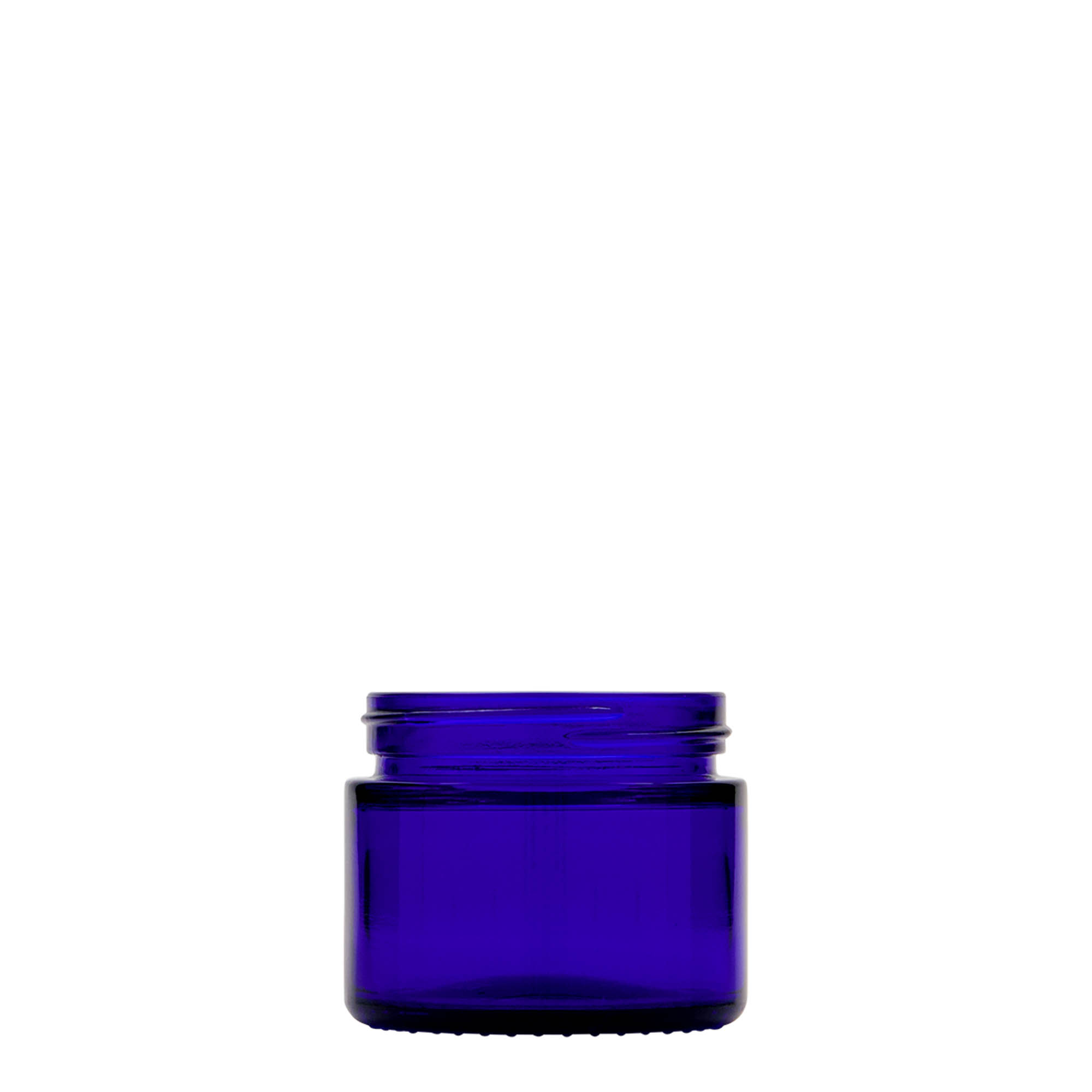 50 мл буркан „Blue Edition“, стъкло, кралскосиньо, отвор: винтова капачка 50 мл буркан „Blue Edition“, стъкло, кралскосиньо, отвор: винтова капачка