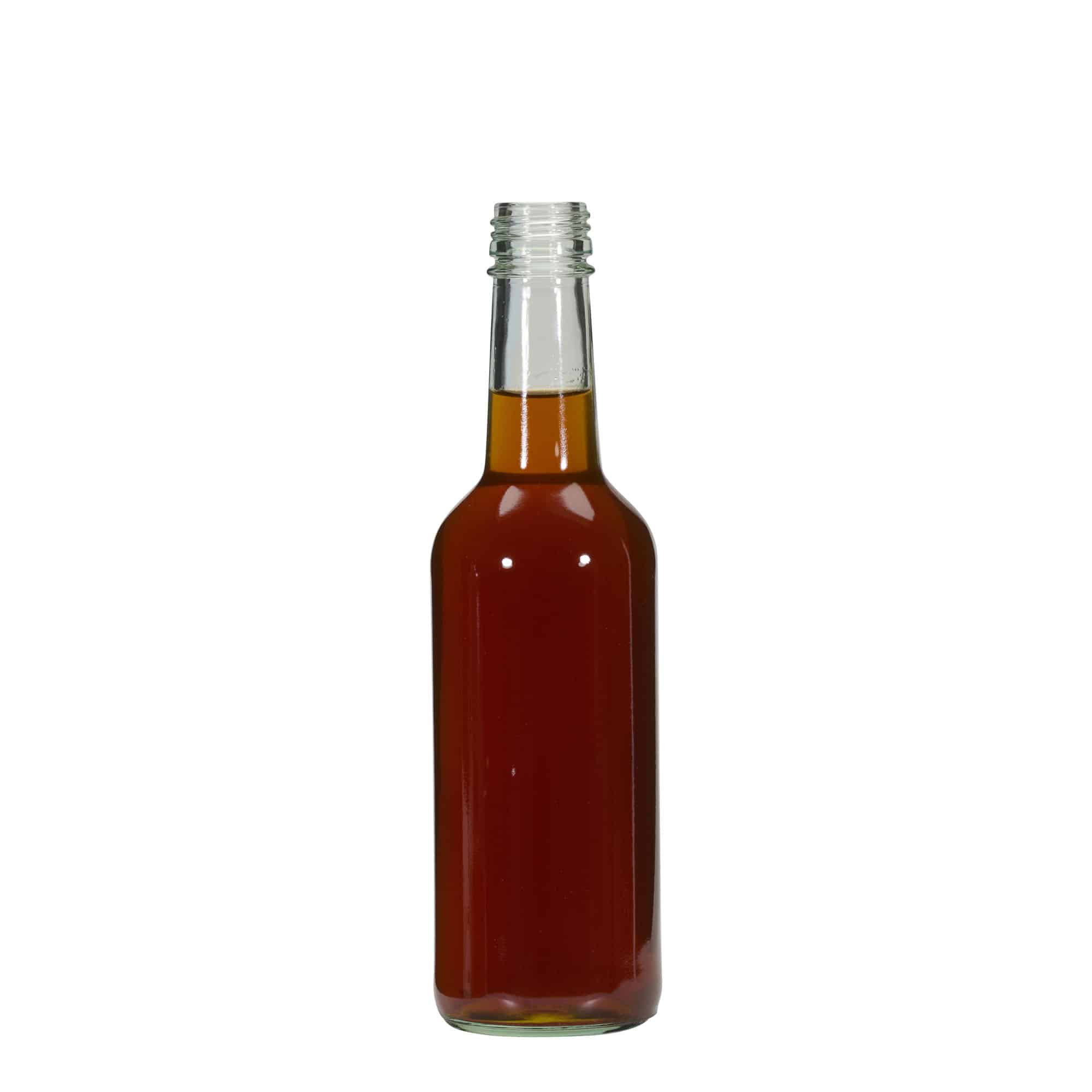 330 ml универсална бутилка, стъклена, затваряне: капачка PP 28