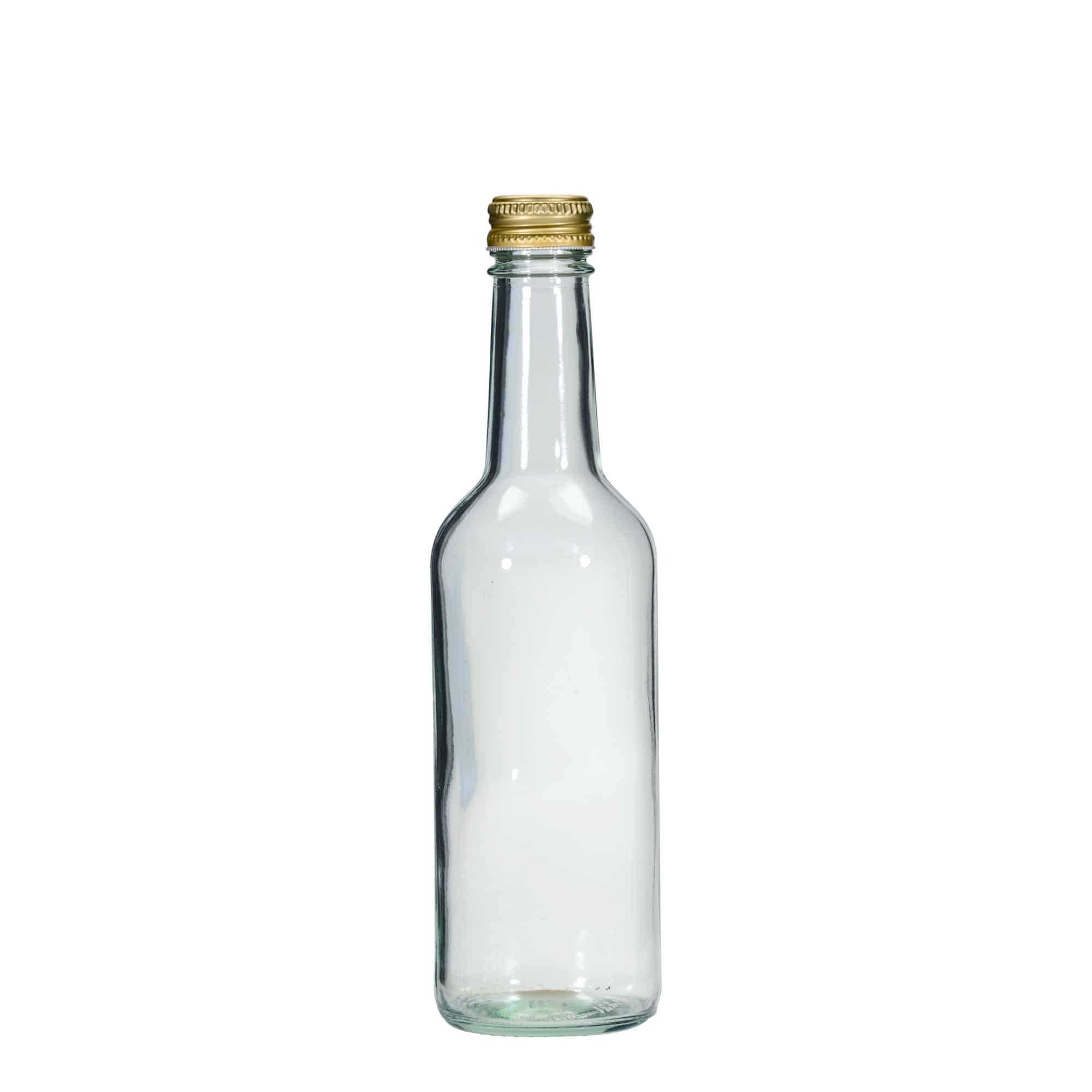 330 ml универсална бутилка, стъклена, затваряне: капачка PP 28