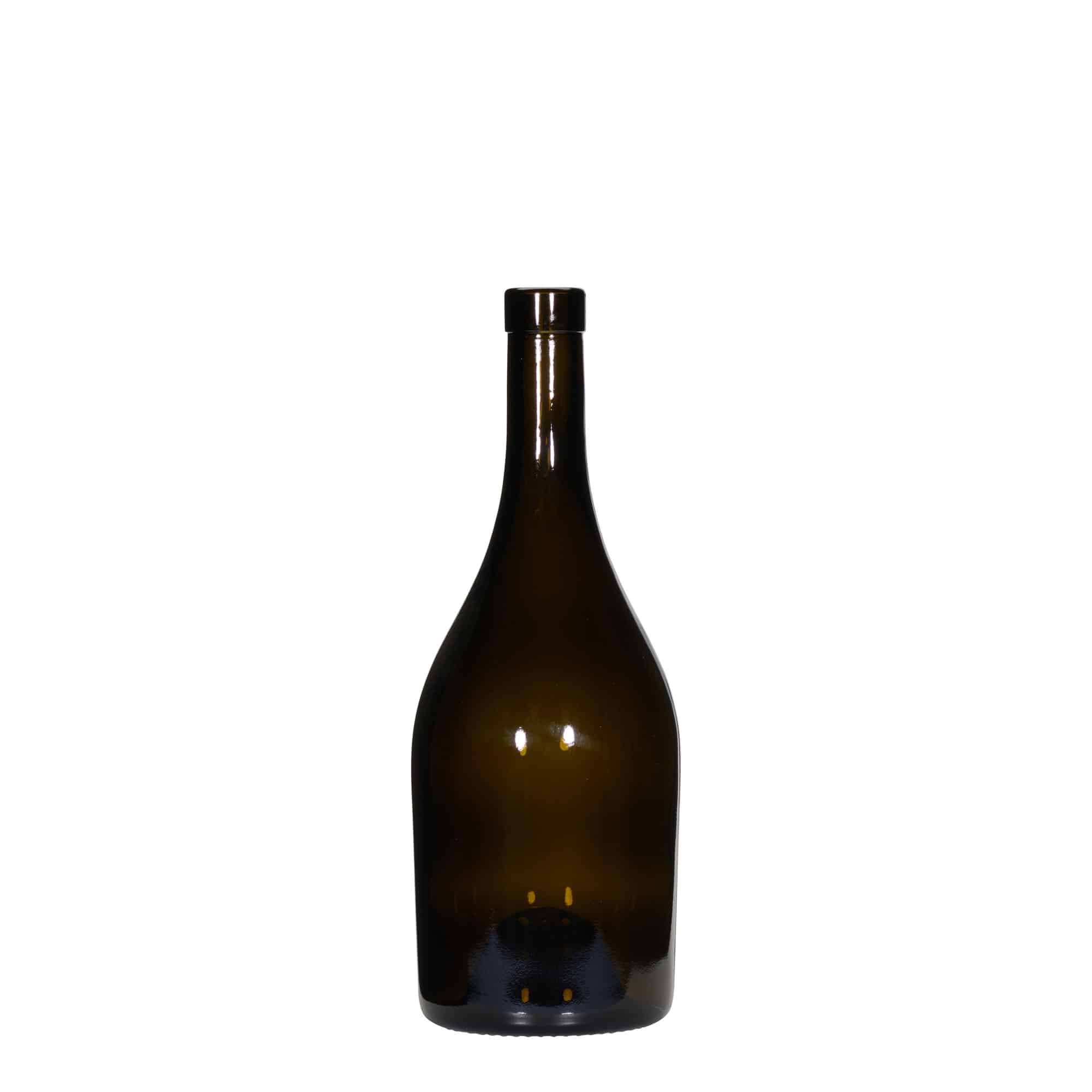 750 ml бутилка за вино „Exclusive“, антично зелено, затваряне: коркова тапа 750 ml бутилка за вино „Exclusive“, антично зелено, затваряне: коркова тапа