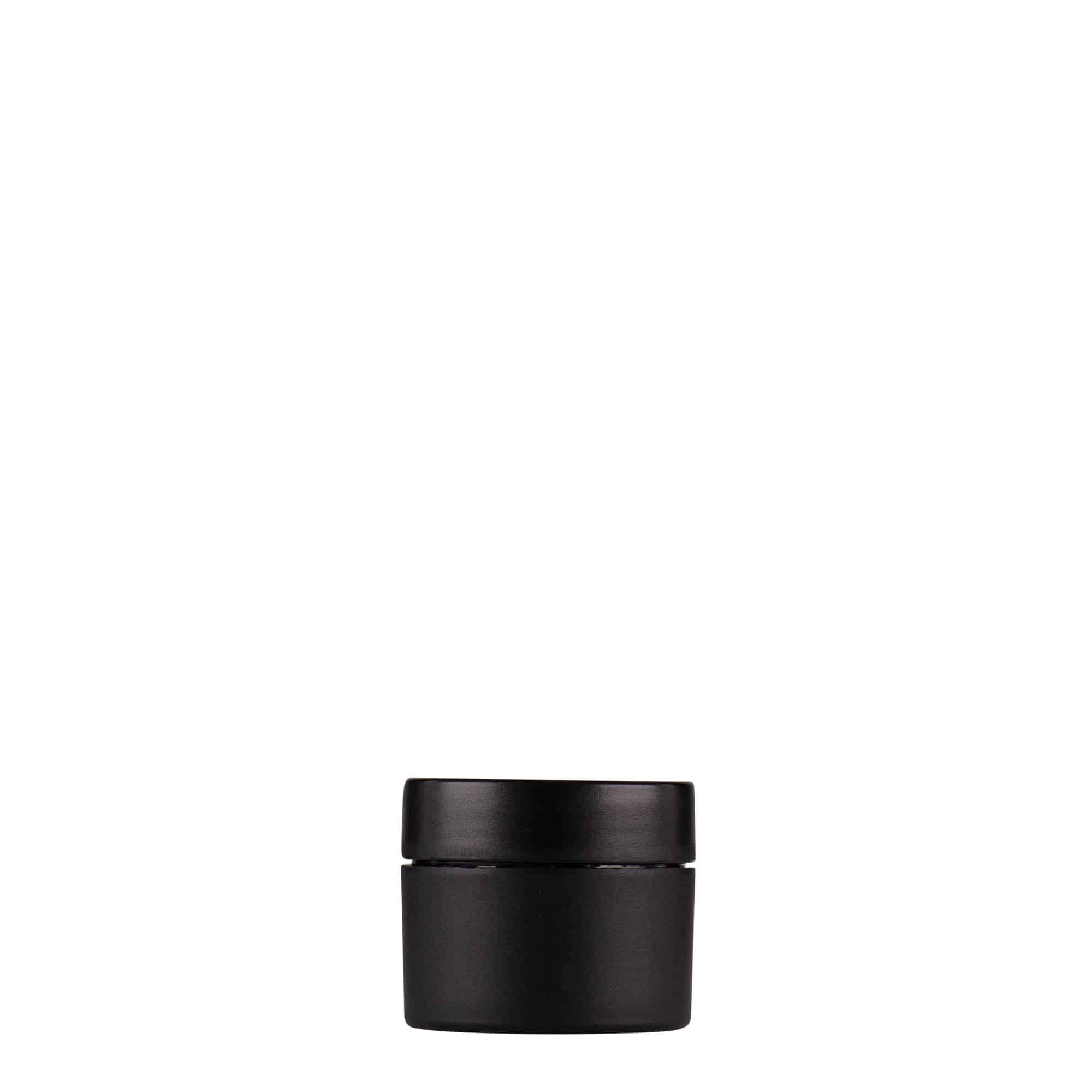5 ml пластмасова кутия „Antonella“, PP, черна, затваряне: винтова капачка