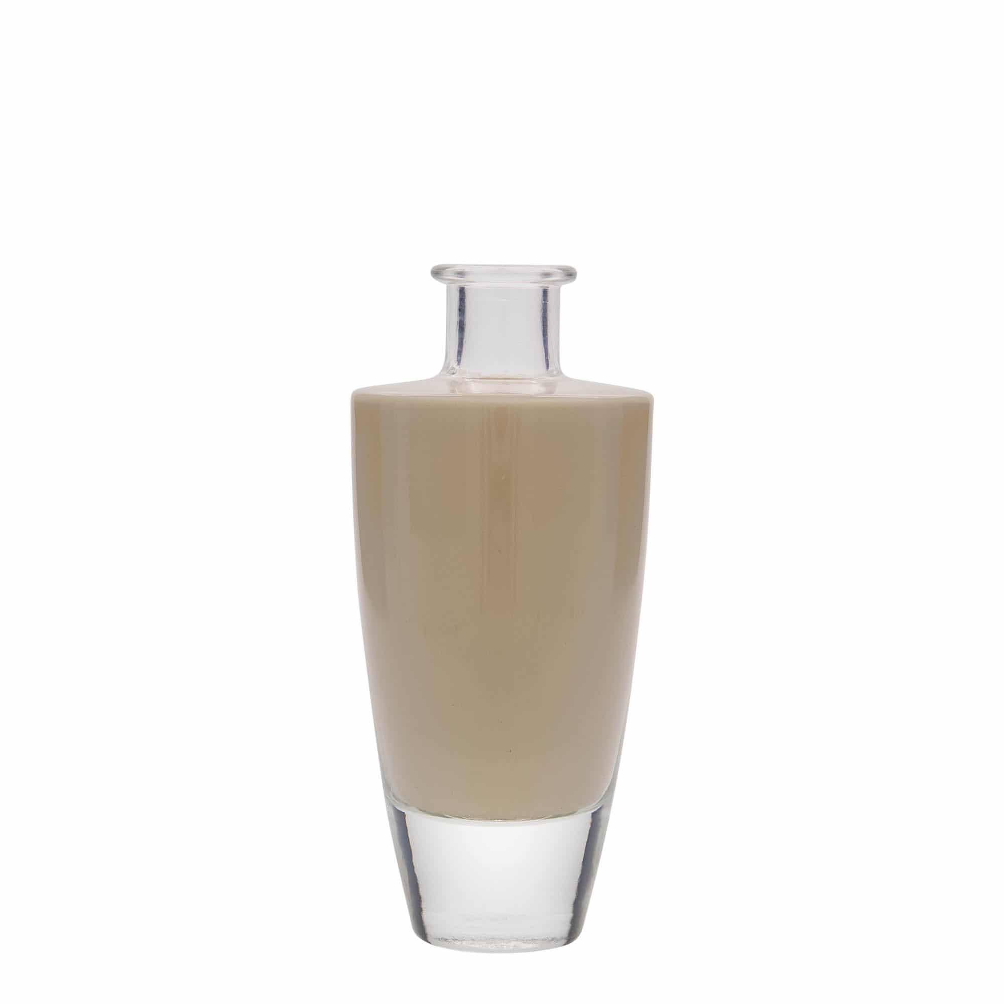 200 ml стъклена бутилка „Vanessa“, овална, затваряне: коркова тапа