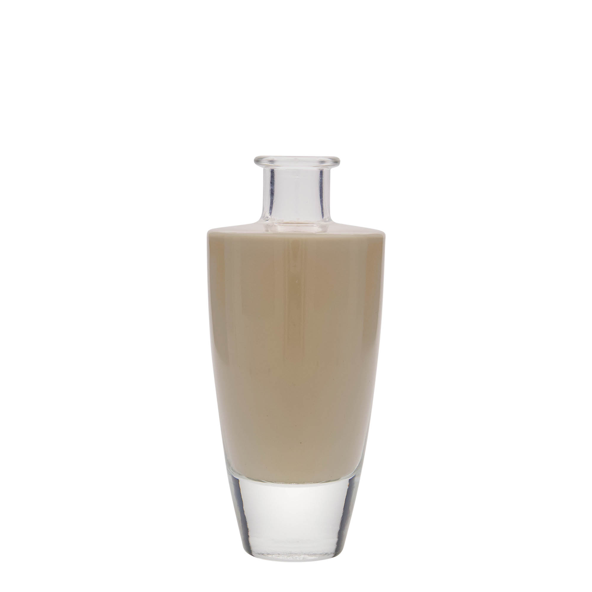 200 ml стъклена бутилка „Vanessa“, овална, затваряне: коркова тапа