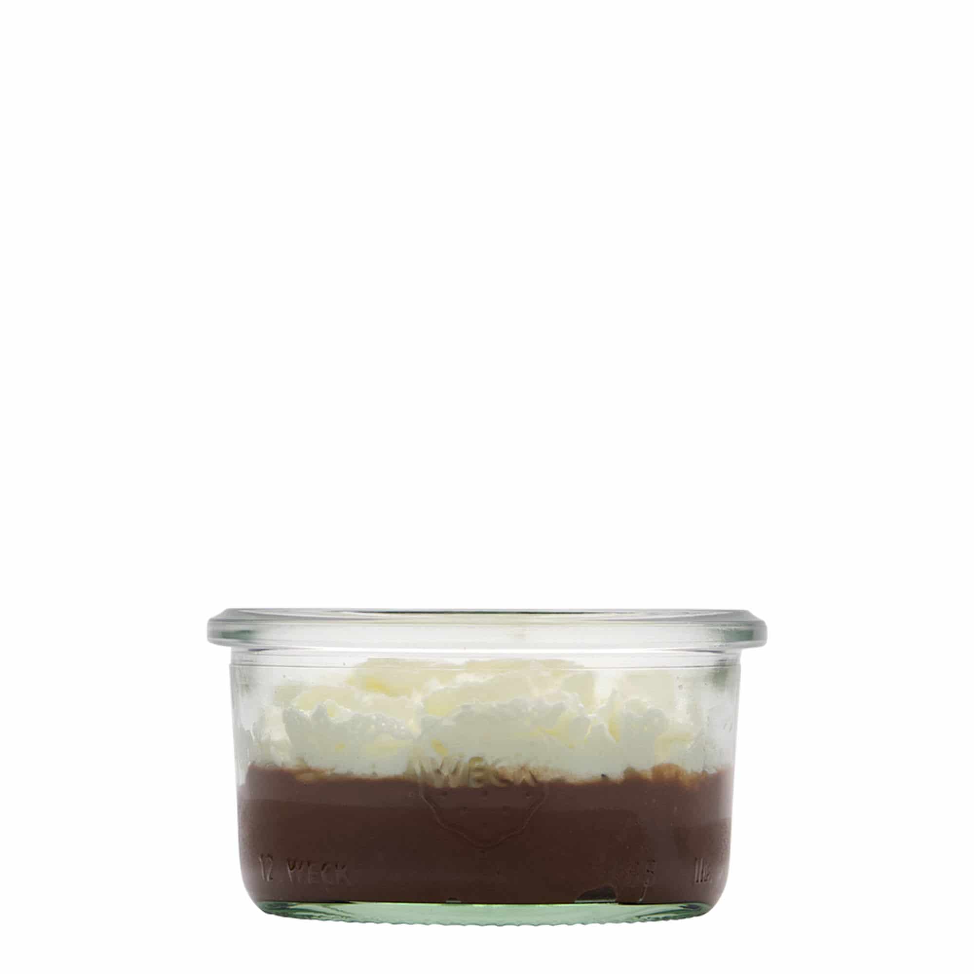 165 ml буркан с широк отвор WECK, затваряне: заоблен ръб