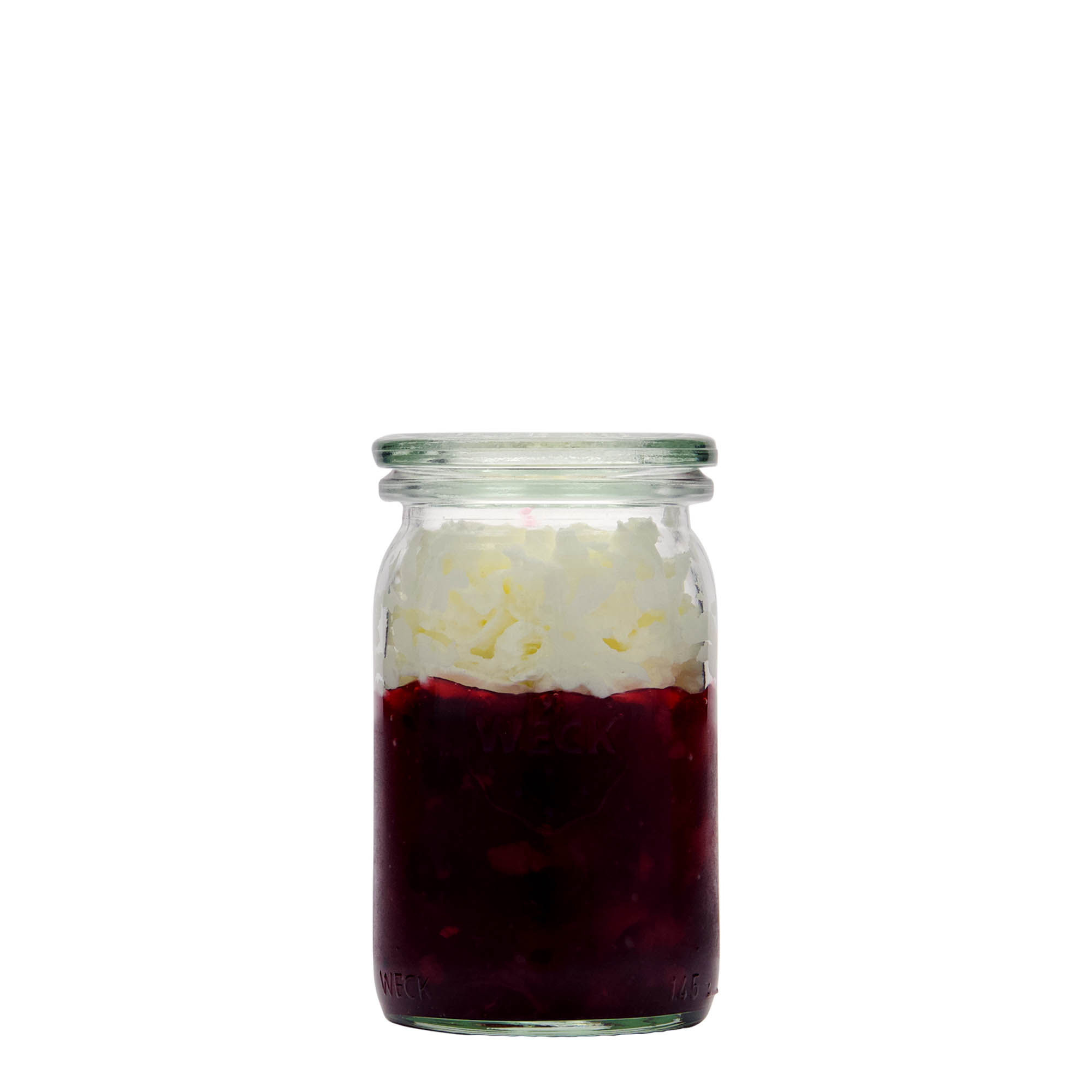 145 мл цилиндрична стъклена бутилка WECK, отвор: кръгъл ръб 145 мл цилиндрична стъклена бутилка WECK, отвор: кръгъл ръб