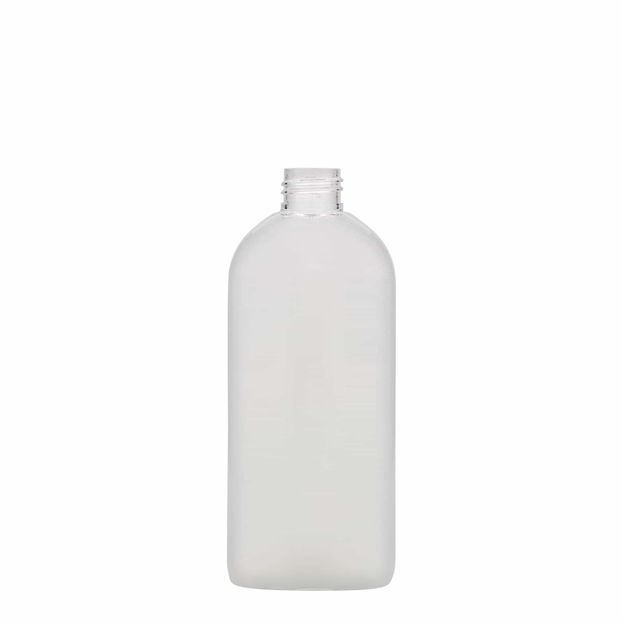 250 ml PET бутилка „Ирис“, овална, пластмасова, затваряне: винтова капачка GPI 24/410