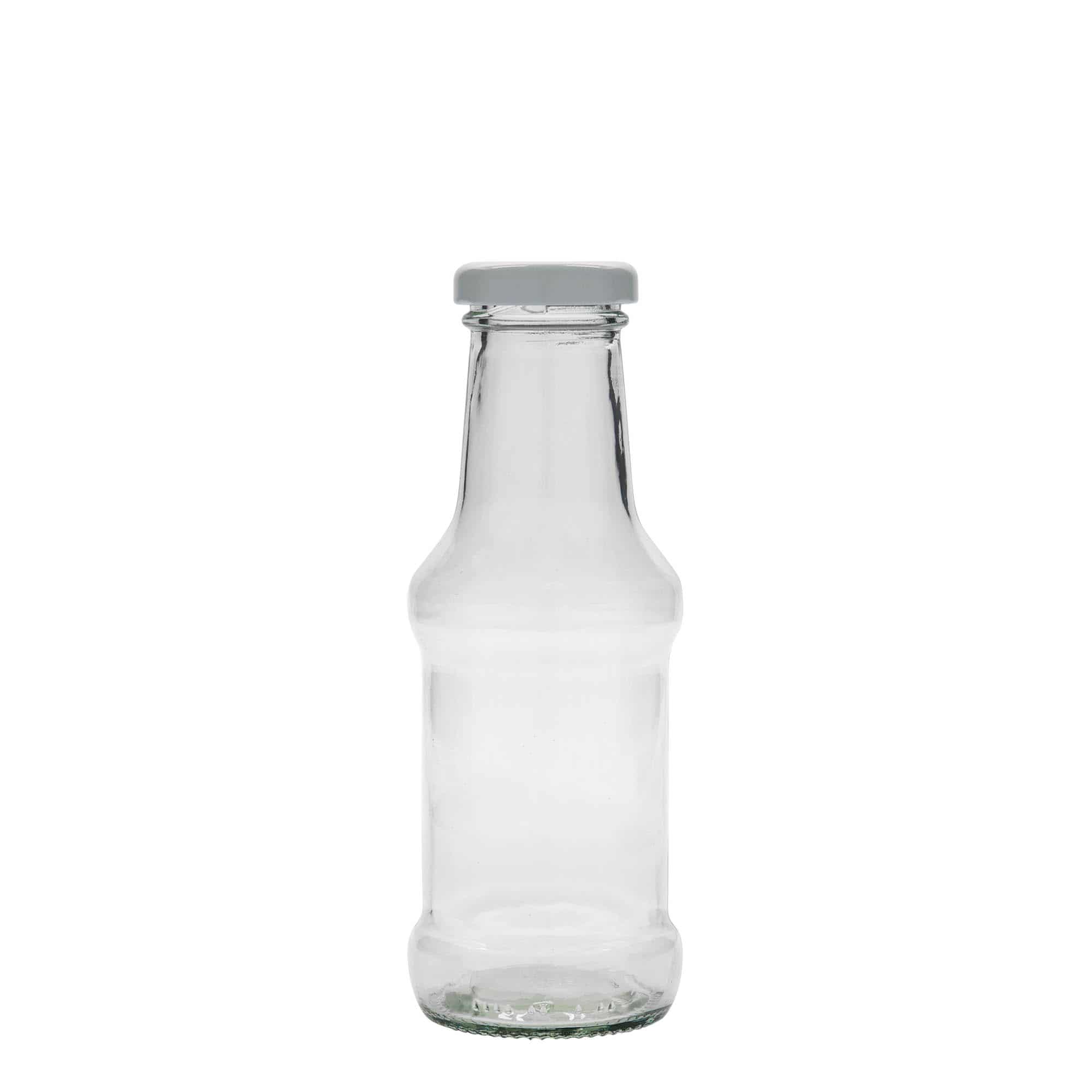 250 ml бутилка за сосове, стъклена, затваряне: винтов капак Twist-Off (TO 38)