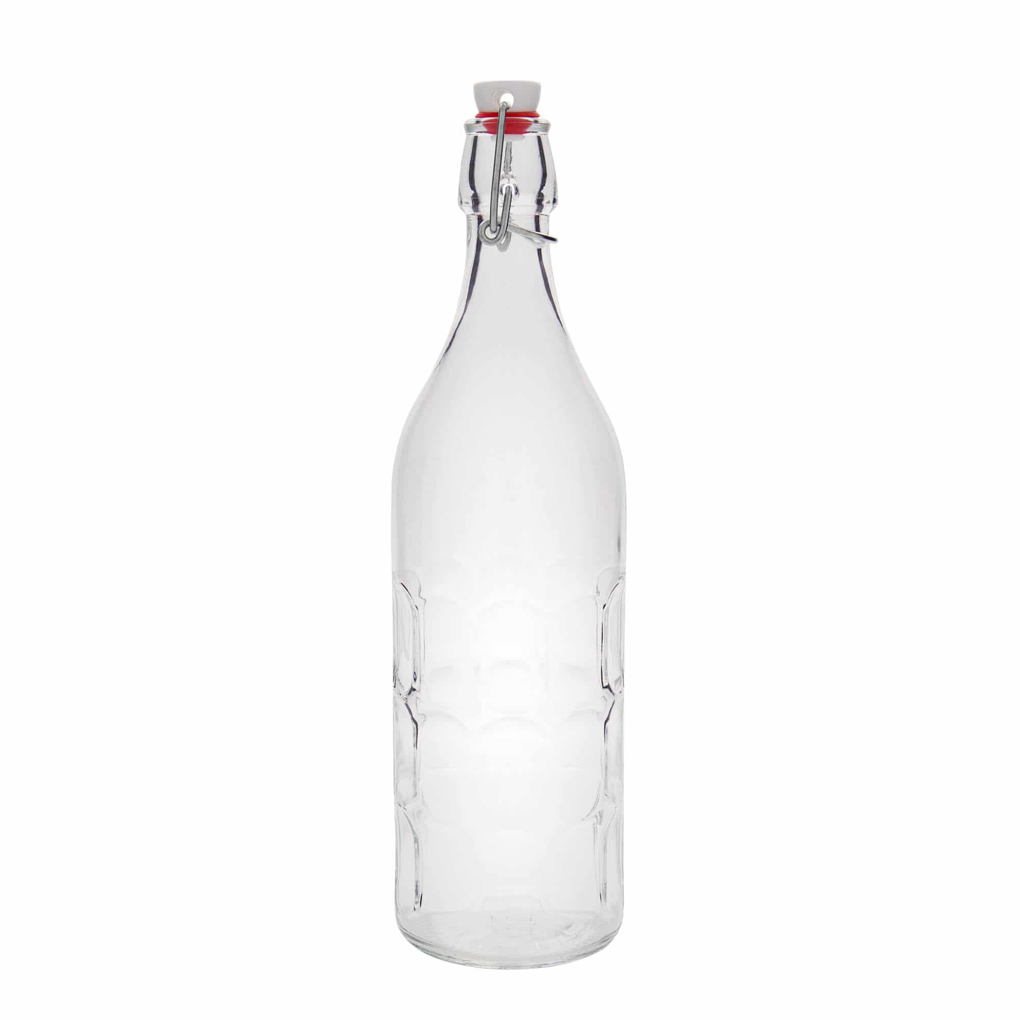 1000 ml стъклена бутилка „Moresca“, затваряне: тапа с клипс