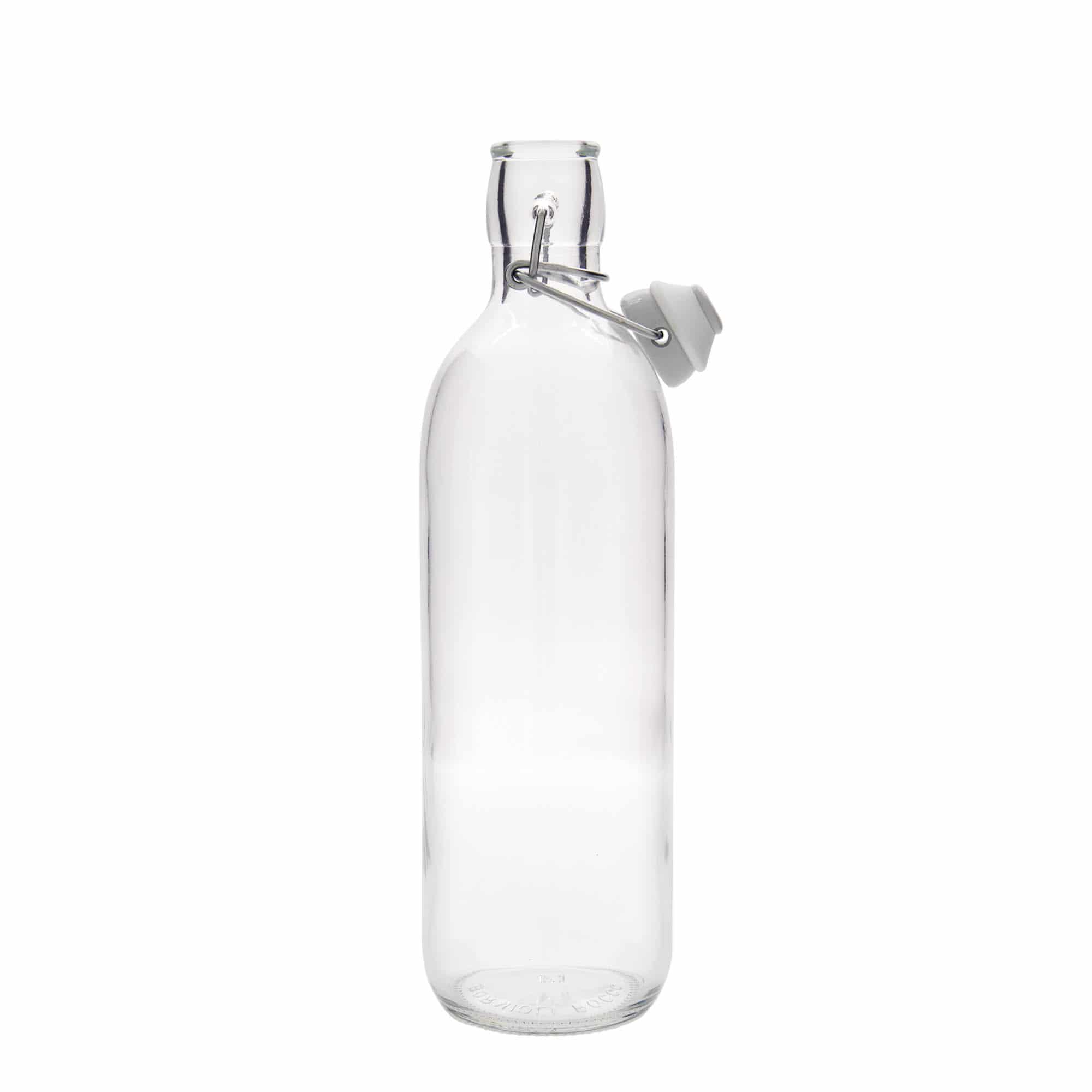 1000 ml стъклена бутилка „Emilia“, затваряне: тапа с клипс 1000 ml стъклена бутилка „Emilia“, затваряне: тапа с клипс