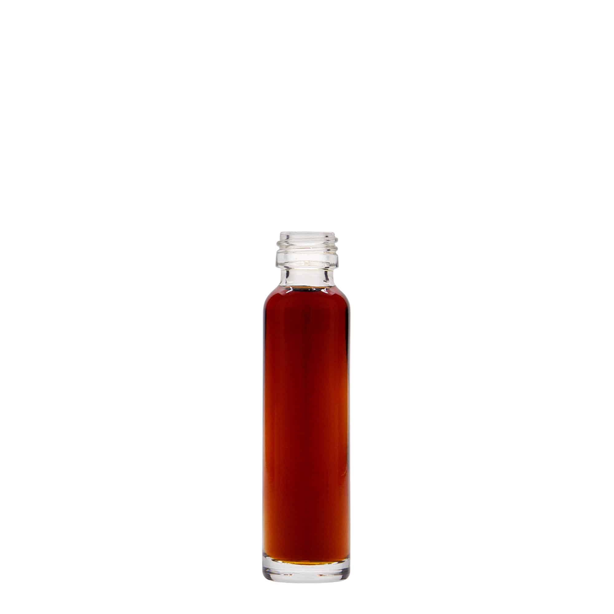 20 ml висока бутилка с късо гърло, стъклена, затваряне: капачка PP 18
