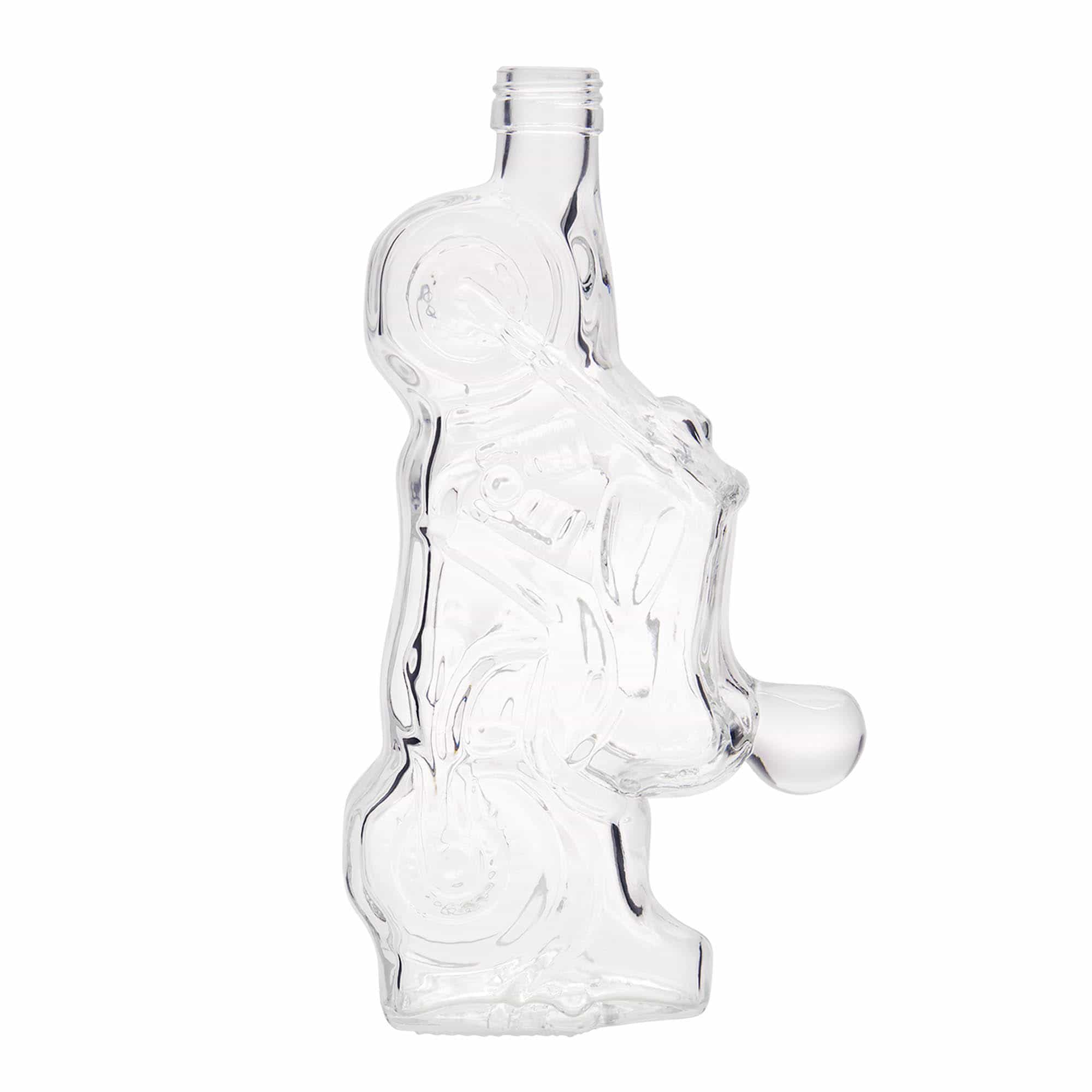 350 ml стъклена бутилка „Мотоциклет“, затваряне: капачка PP 28