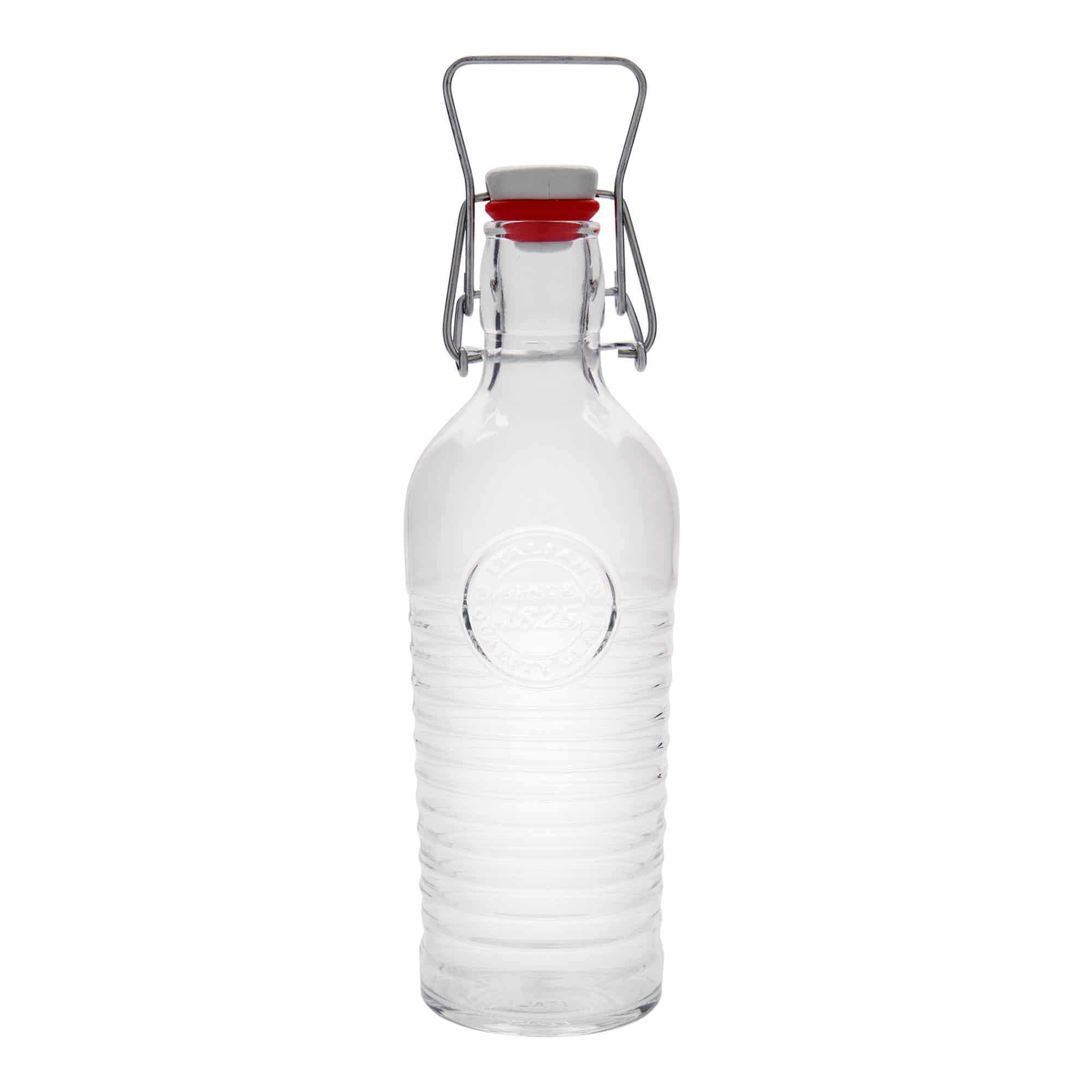 750 ml стъклена бутилка „Officina 1825“, затваряне: тапа с клипс