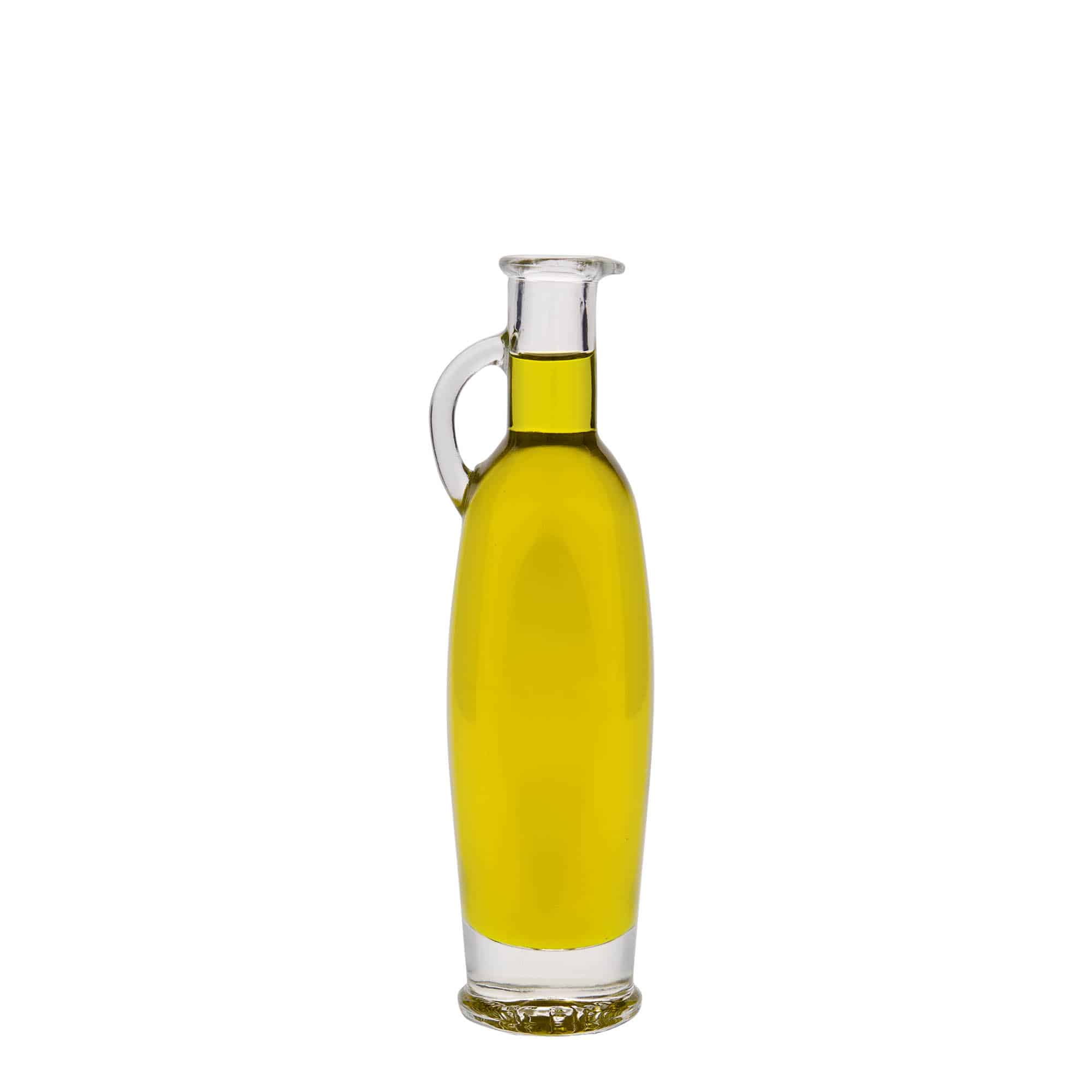 100 ml стъклена бутилка „Eleganta“, овална, затваряне: коркова тапа