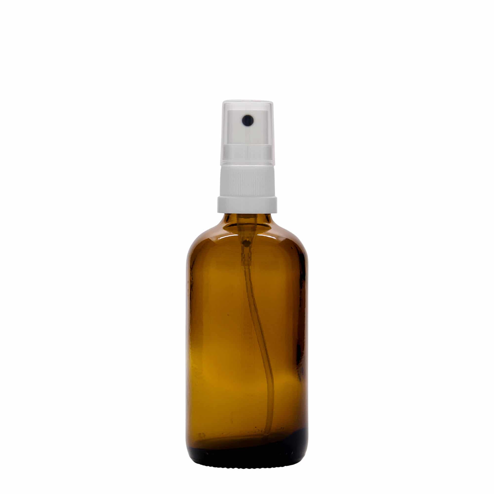 100 ml спрей бутилка за лекарства, стъклена, кафява, затваряне: винтова капачка с резба DIN 18 100 ml спрей бутилка за лекарства, стъклена, кафява, затваряне: винтова капачка с резба DIN 18