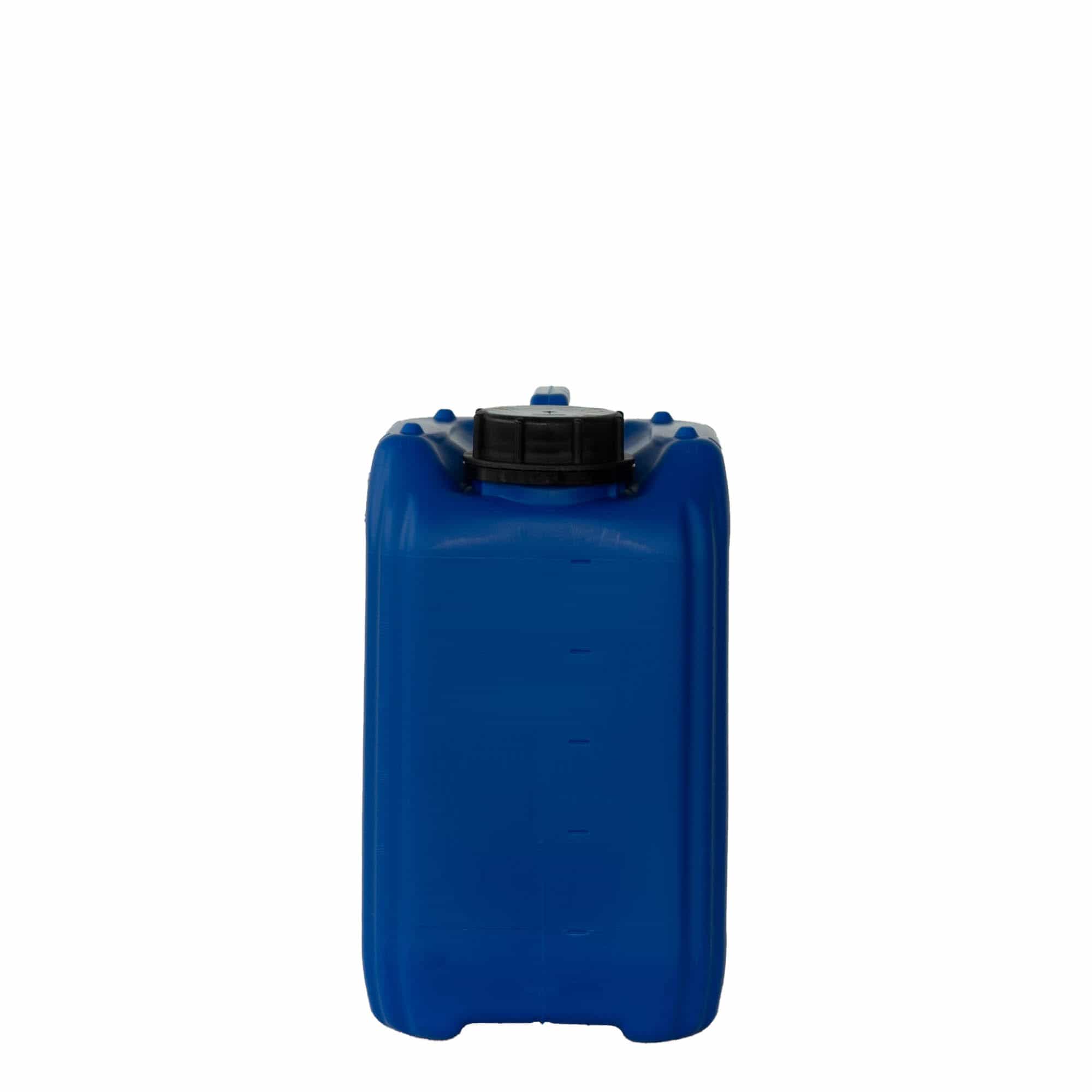 5 l бидон, правоъгълен, HDPE пластмаса, син, затваряне: ND 55