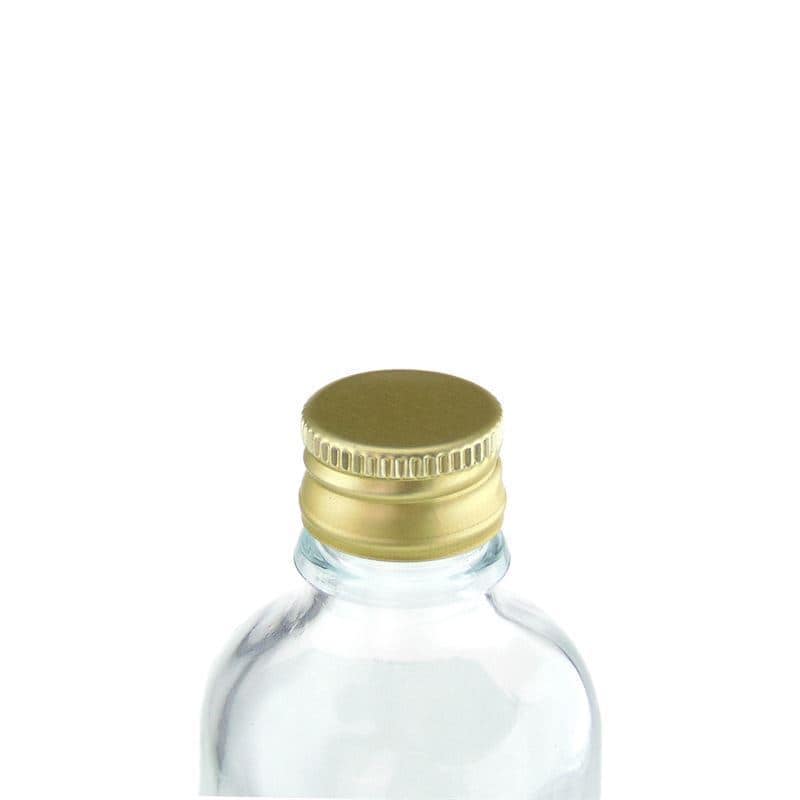 Винтова капачка, метал, златиста, за отвор: PP 18 Винтова капачка, метал, златиста, за отвор: PP 18