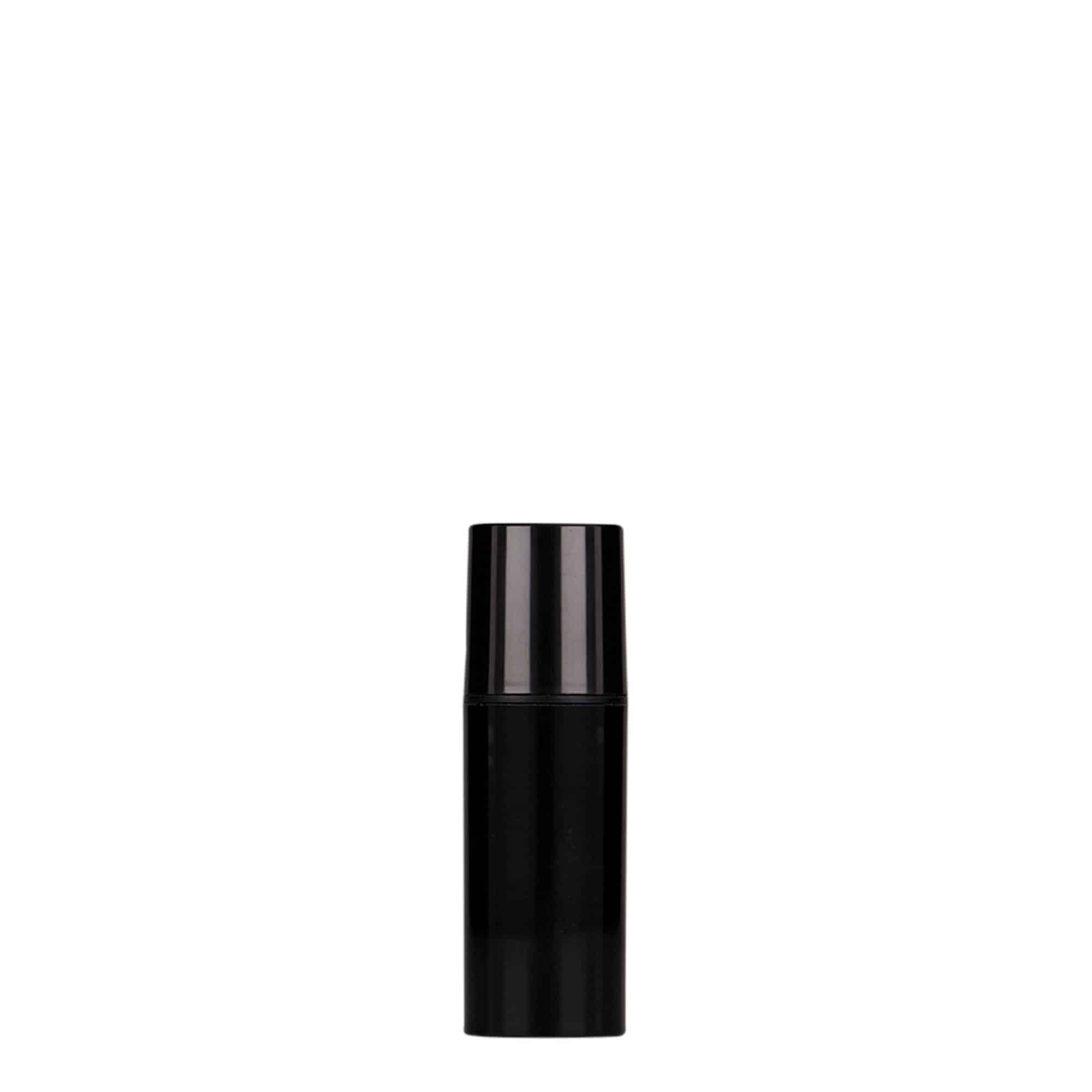 5 ml безвъздушен дозатор „Nano“, PP пластмаса, черен