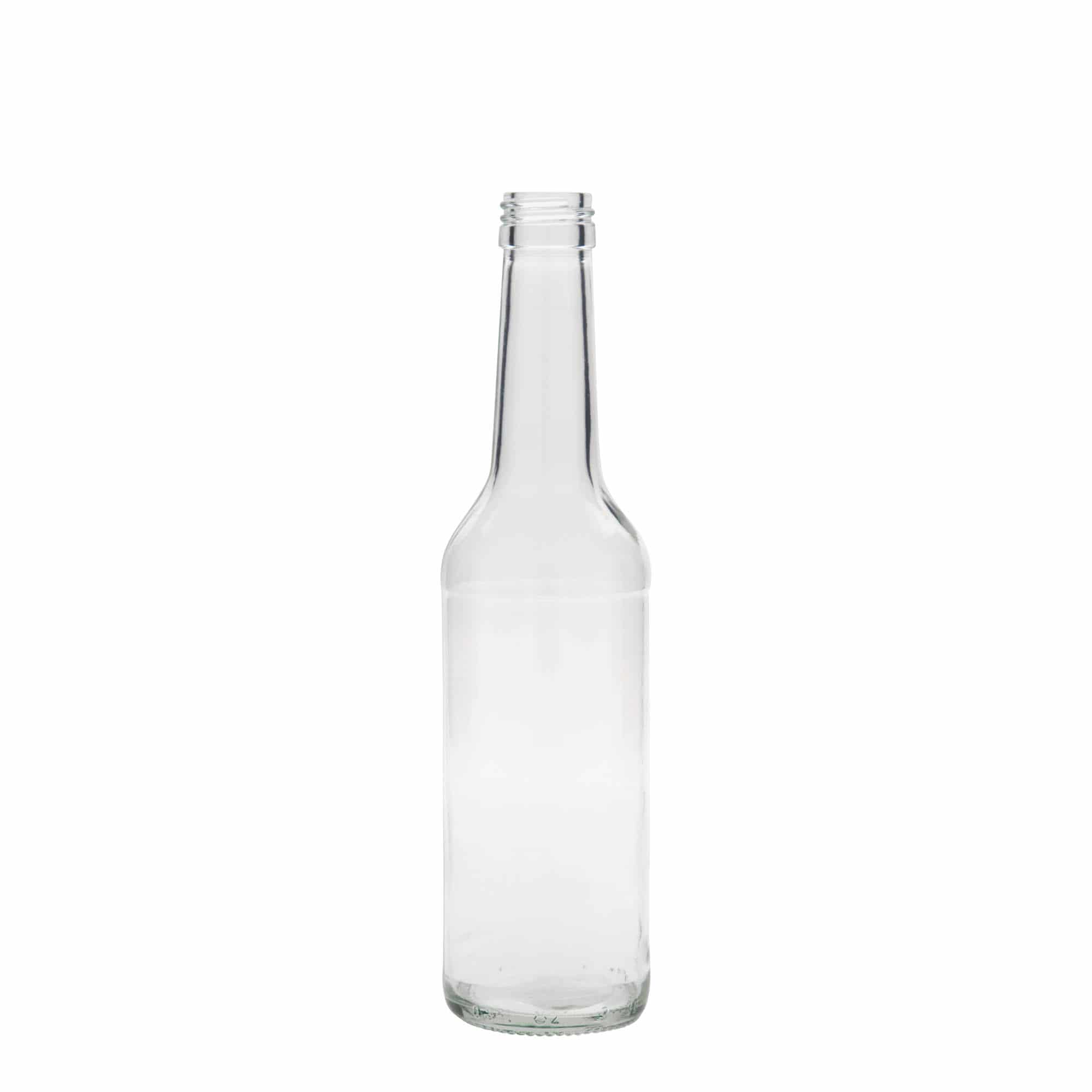 350 ml стъклена бутилка с право гърло, затваряне: капачка PP 28 350 ml стъклена бутилка с право гърло, затваряне: капачка PP 28