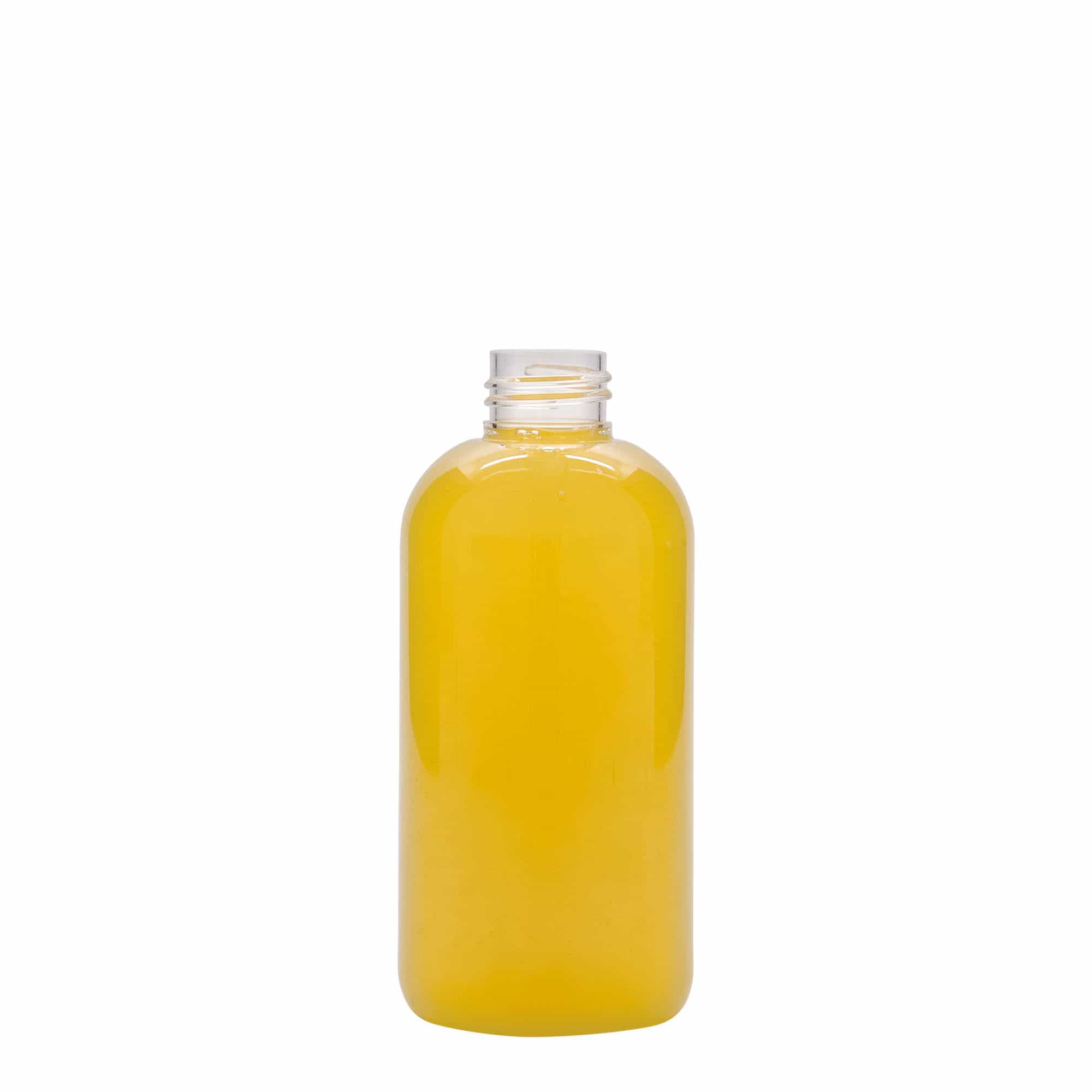 200 ml PET бутилка „Бостън“, пластмасова, затваряне: винтова капачка GPI 24/410