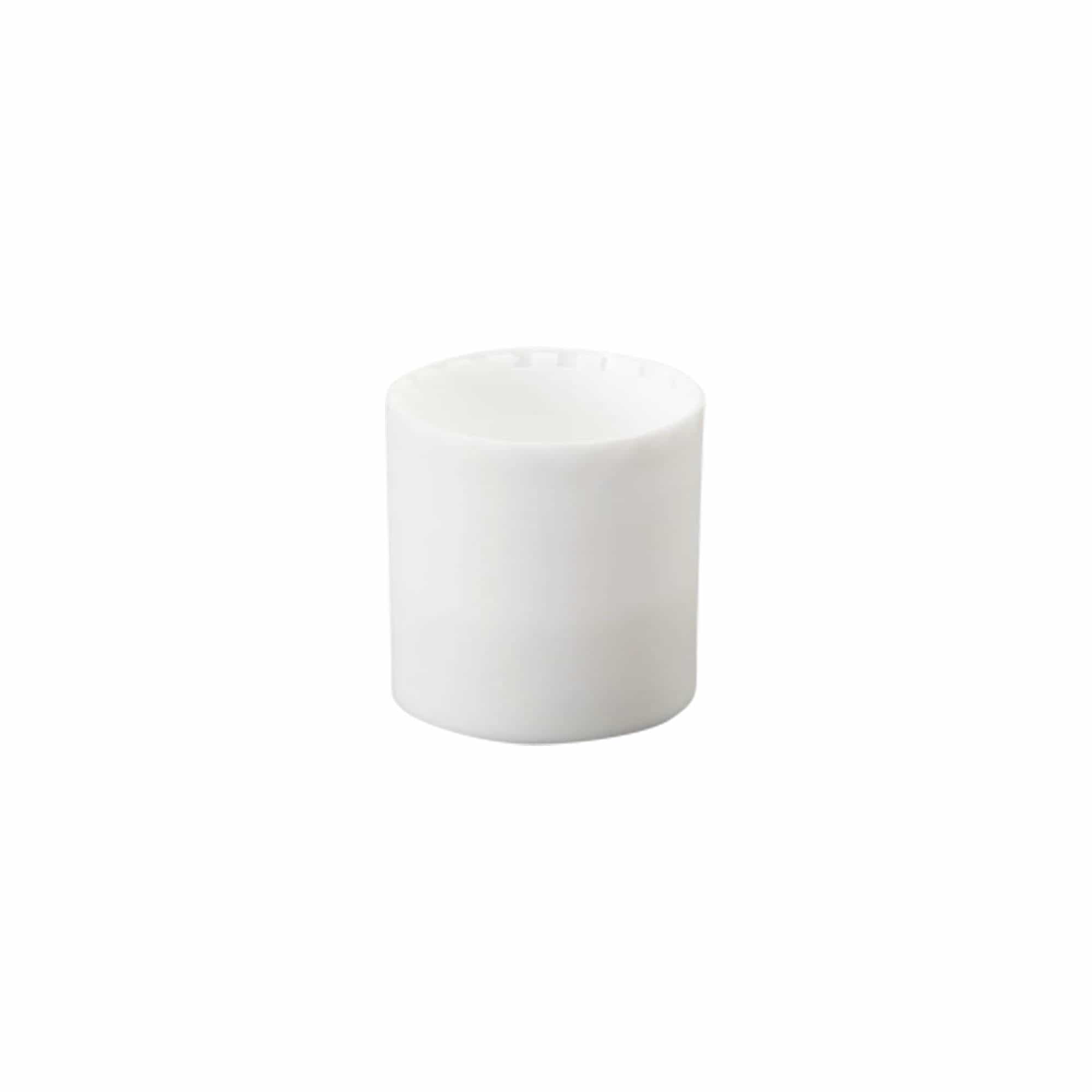 Винтова капачка Disc Top, пластмаса PP, бяла, за отвор: 24/410