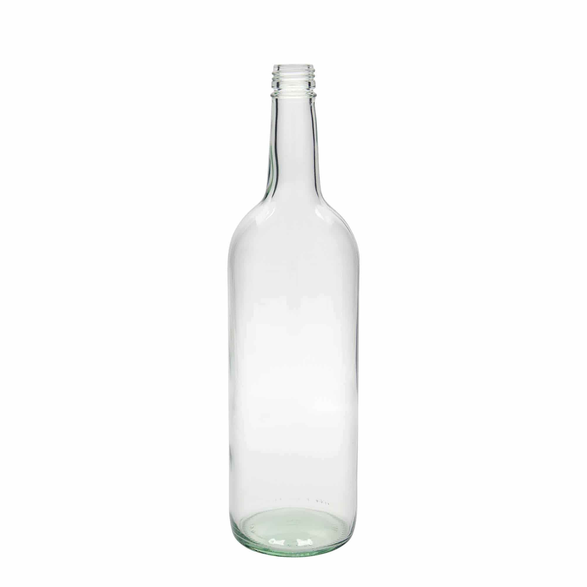 1000 ml универсална бутилка, стъклена, затваряне: капачка PP 28 1000 ml универсална бутилка, стъклена, затваряне: капачка PP 28