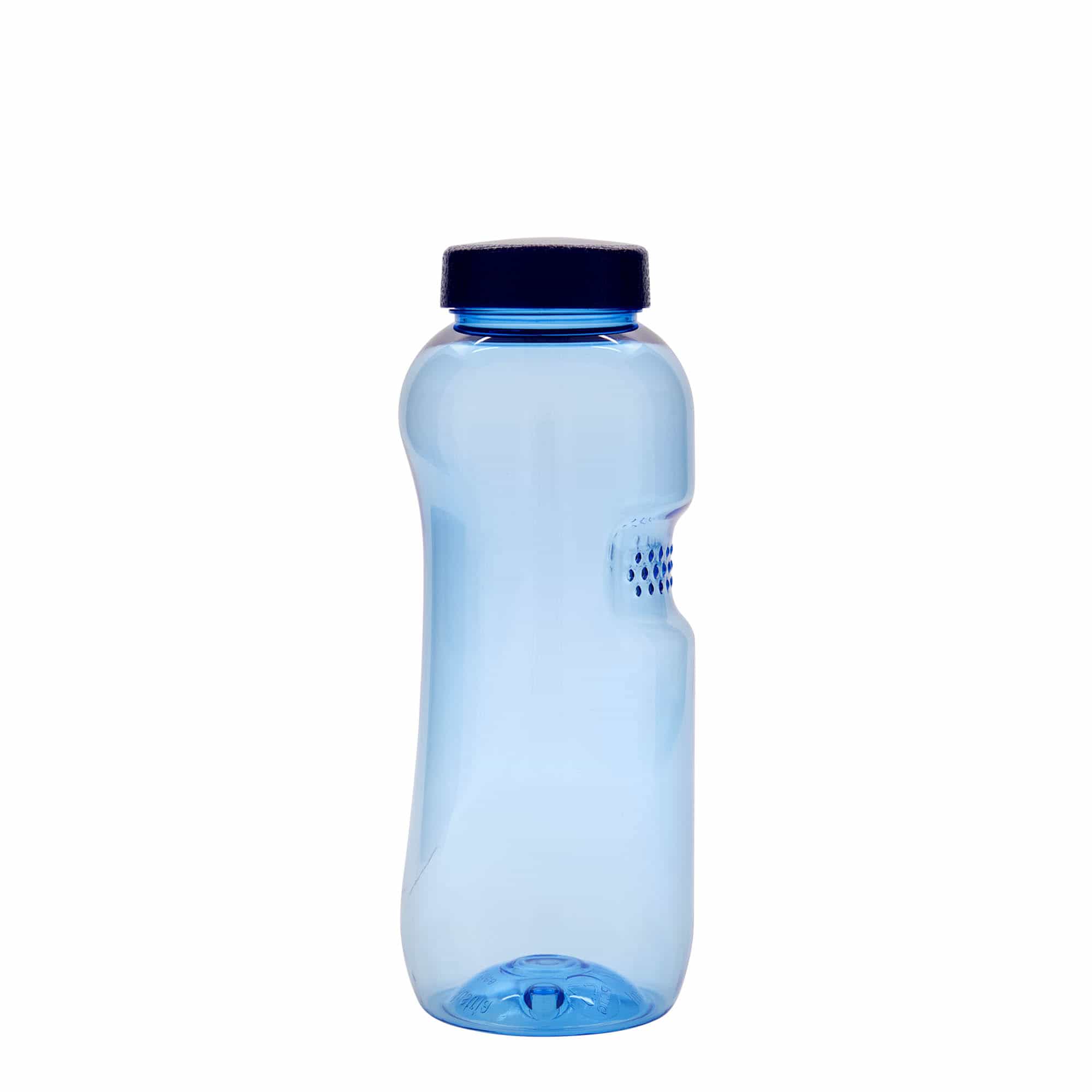 500 ml PET бутилка за вода и напитки „Kavodrink“, пластмасова, синя
