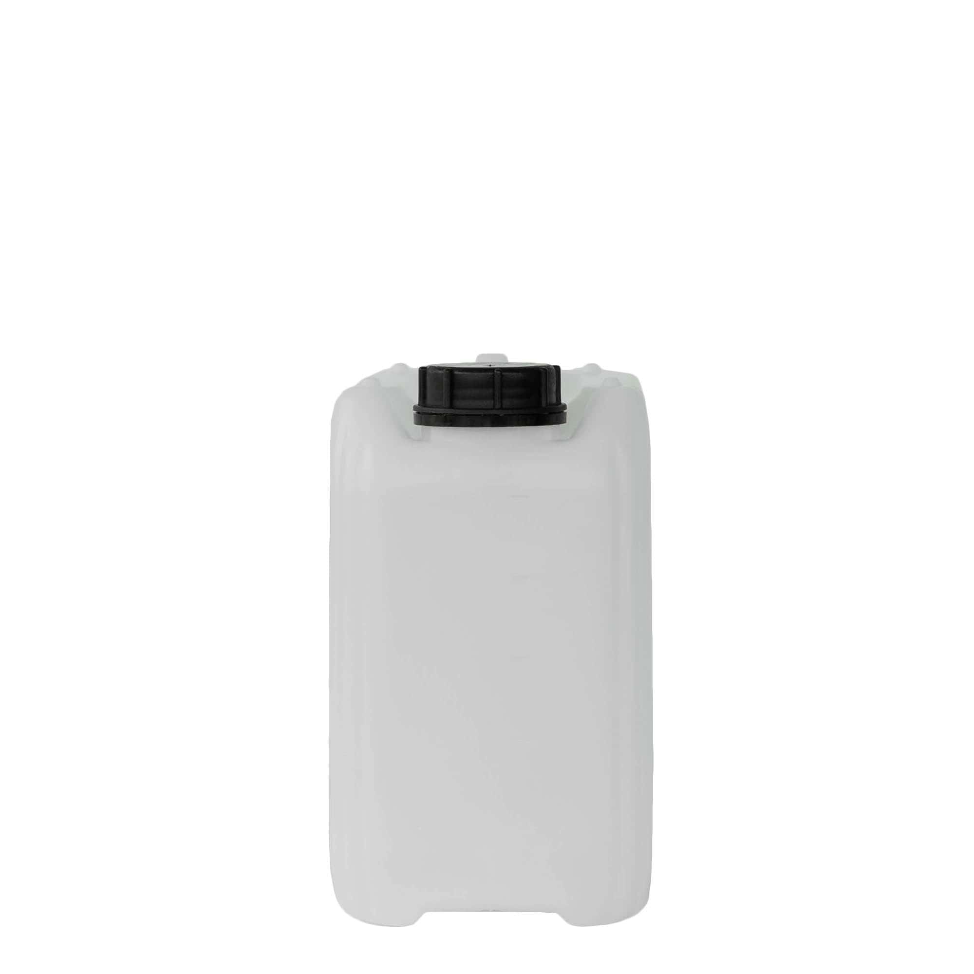 5 l бидон, правоъгълен, HDPE пластмаса, естествен цвят, затваряне: ND 55