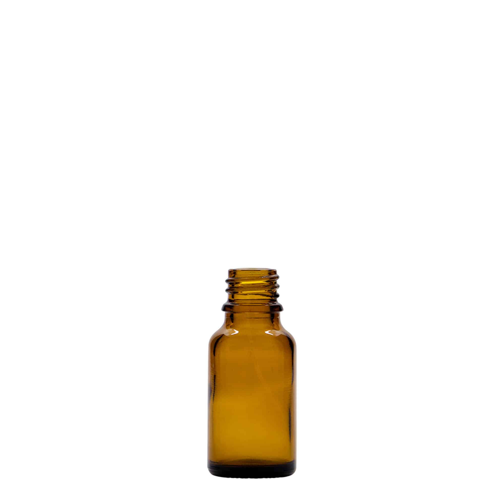 15 ml бутилка за лекарства, стъклена, кафява, затваряне: винтова капачка с резба DIN 18 15 ml бутилка за лекарства, стъклена, кафява, затваряне: винтова капачка с резба DIN 18