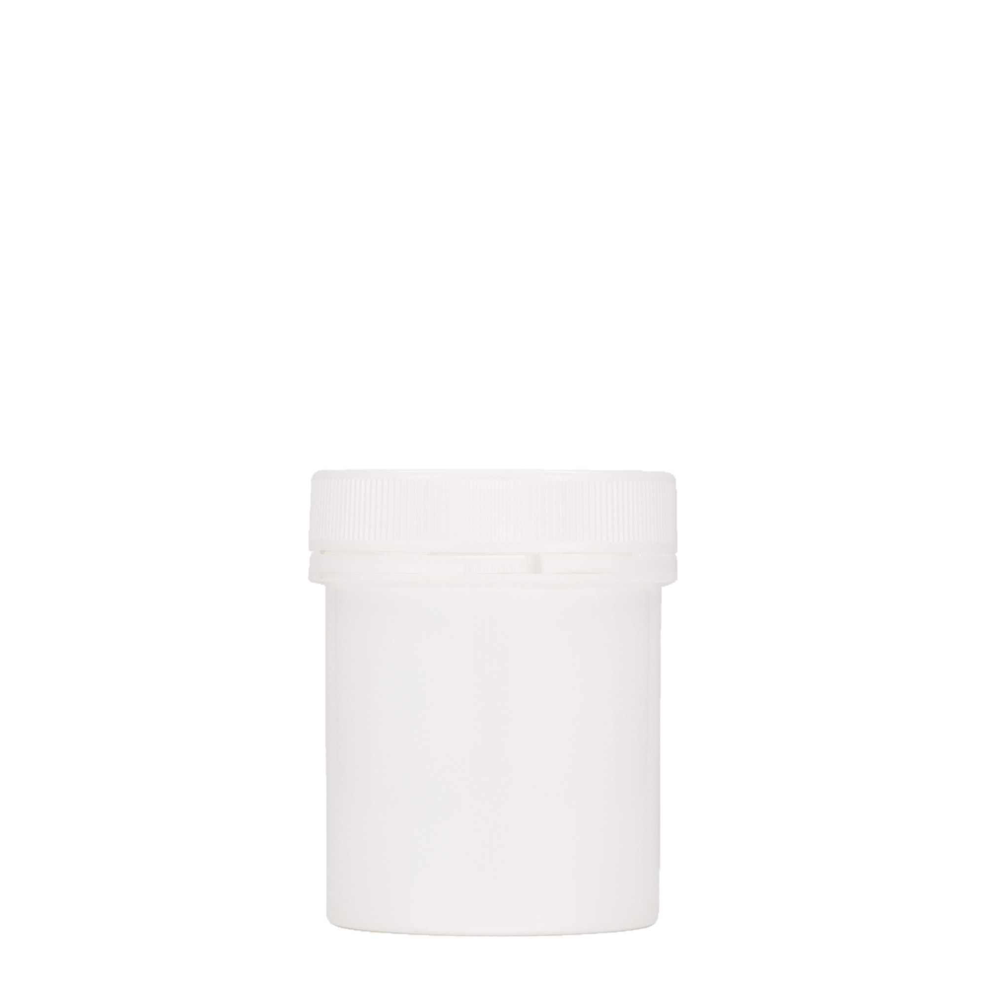 150 ml пластмасова кутия „Securilock“, PP, бяла, затваряне: винтова капачка