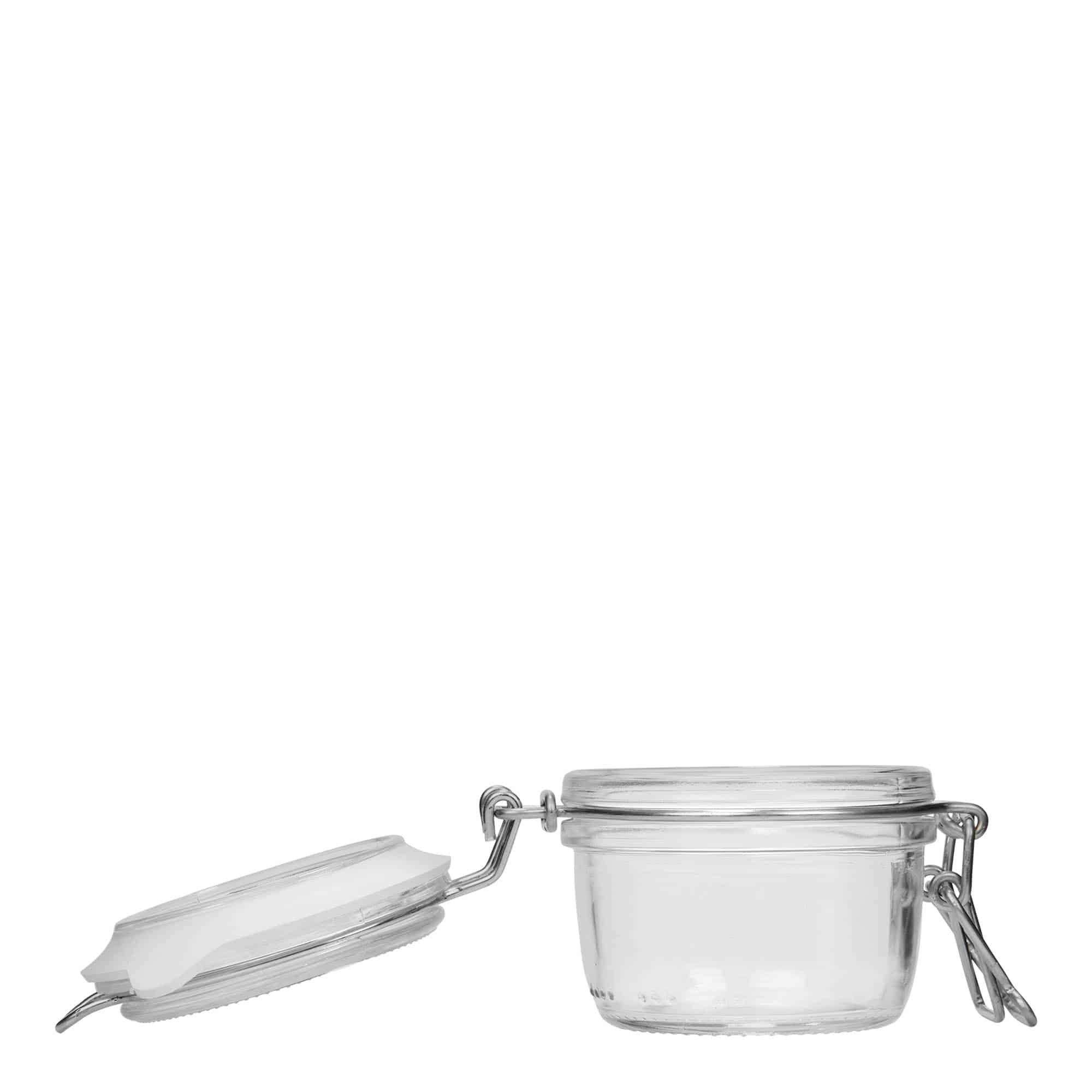 125 мл буркан с телена закопчалка 'Fido', отвор: телена закопчалка