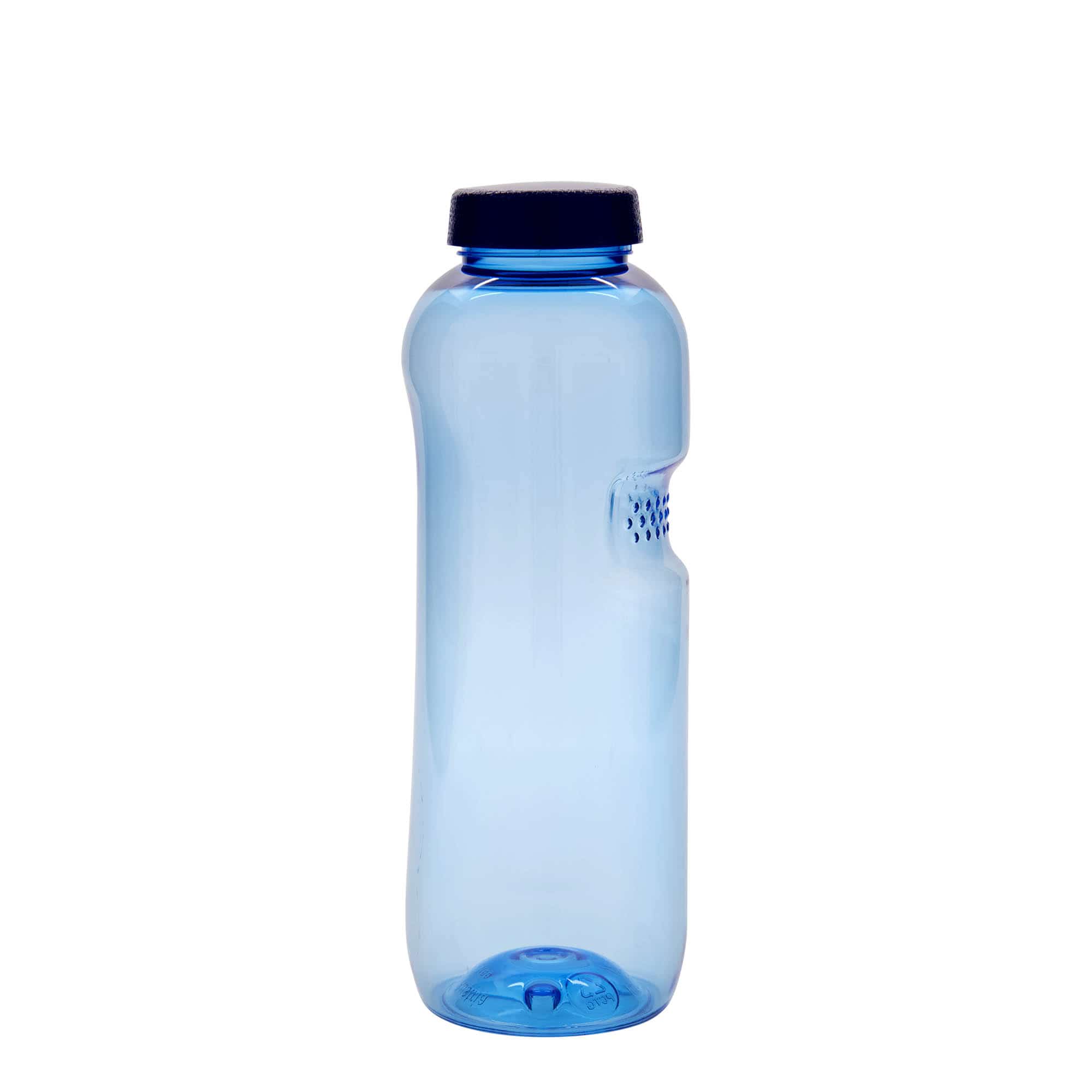 750 ml PET бутилка за вода и напитки „Kavodrink“, пластмасова, синя