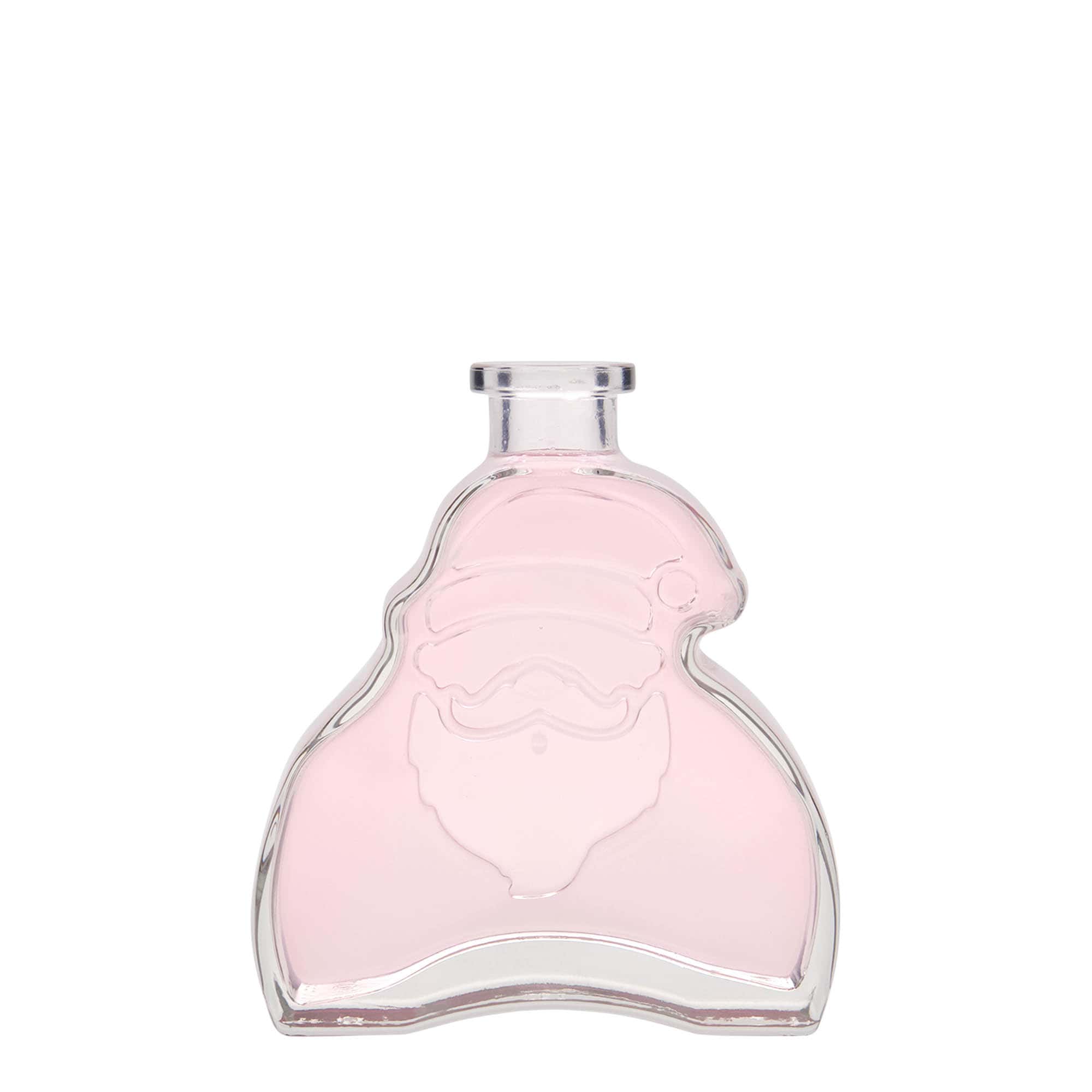 200 ml стъклена бутилка „Santa Claus“, затваряне: коркова тапа